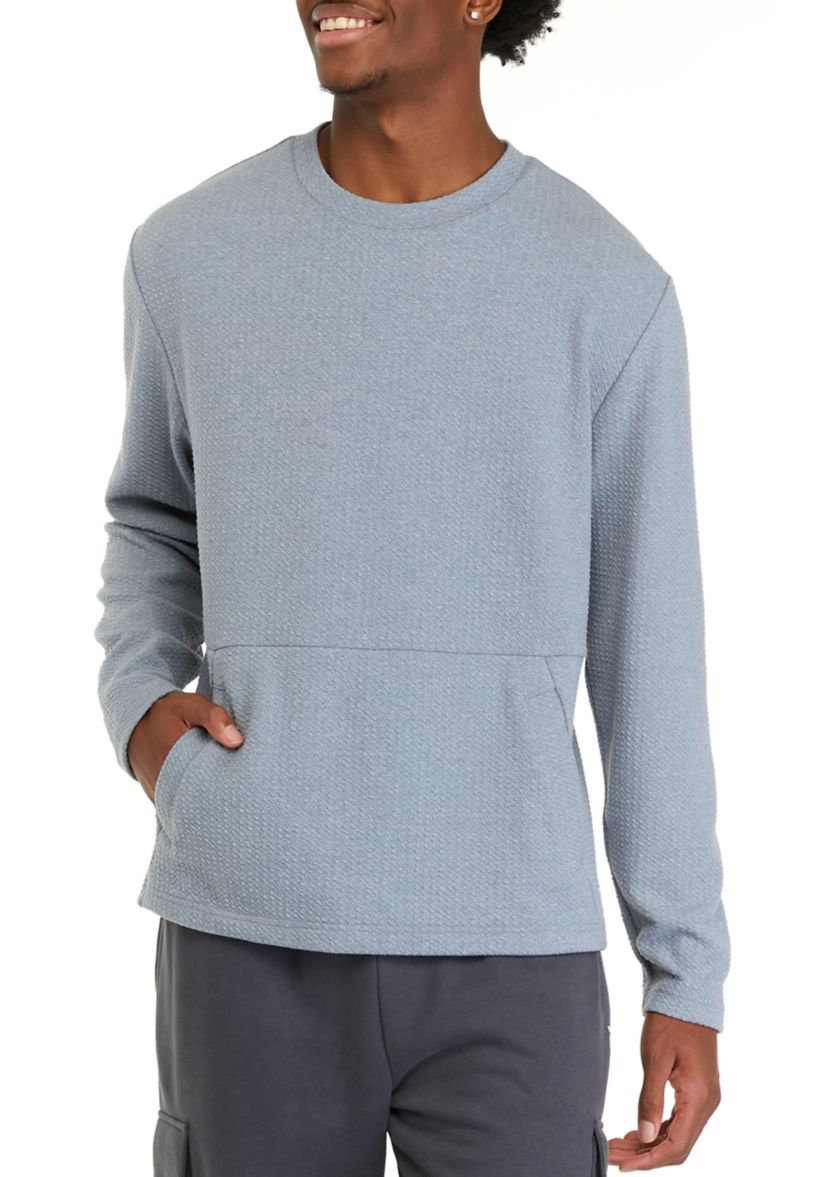 Textured Crew Neck Shirt