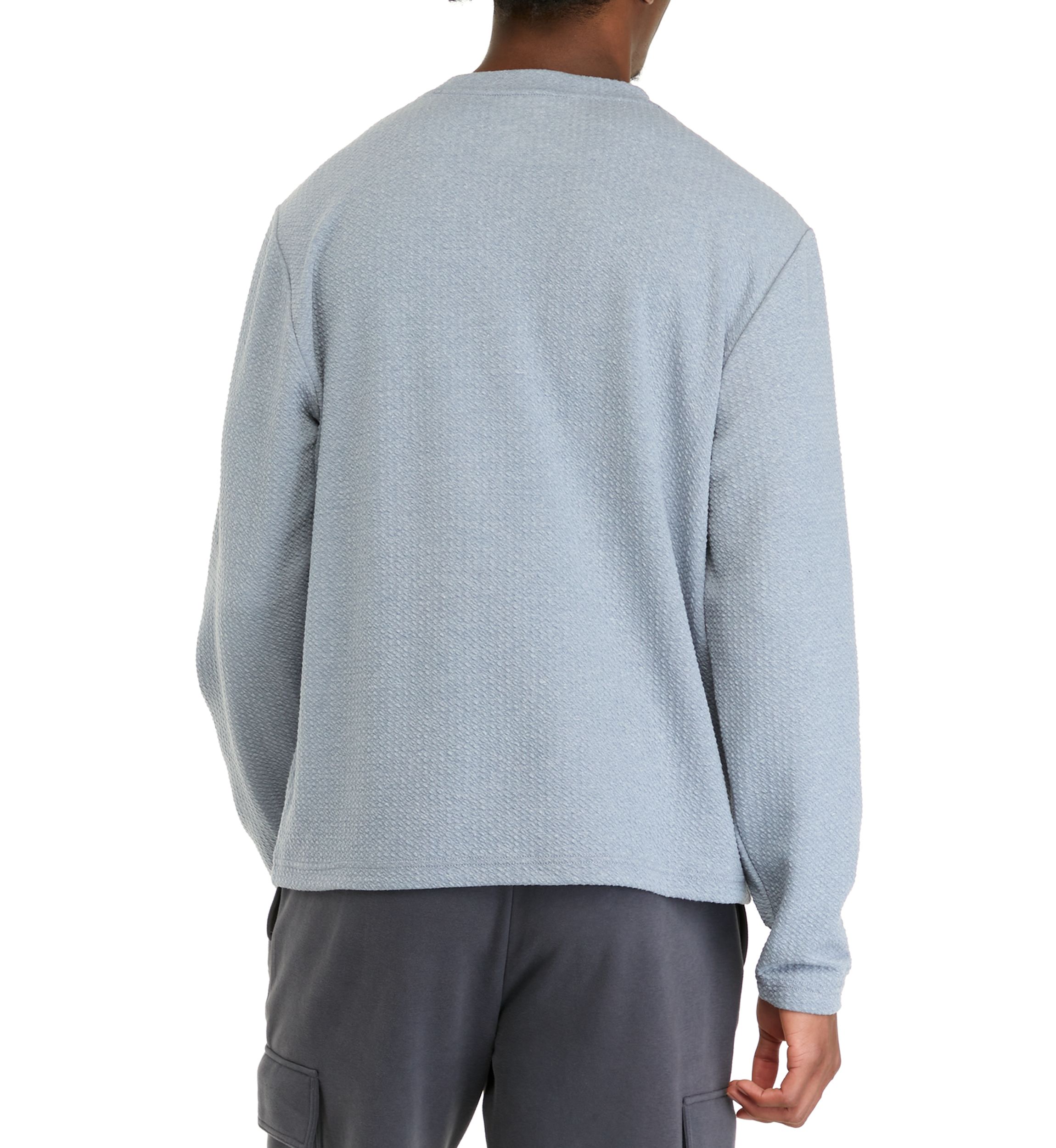 Textured Crew Neck Shirt
