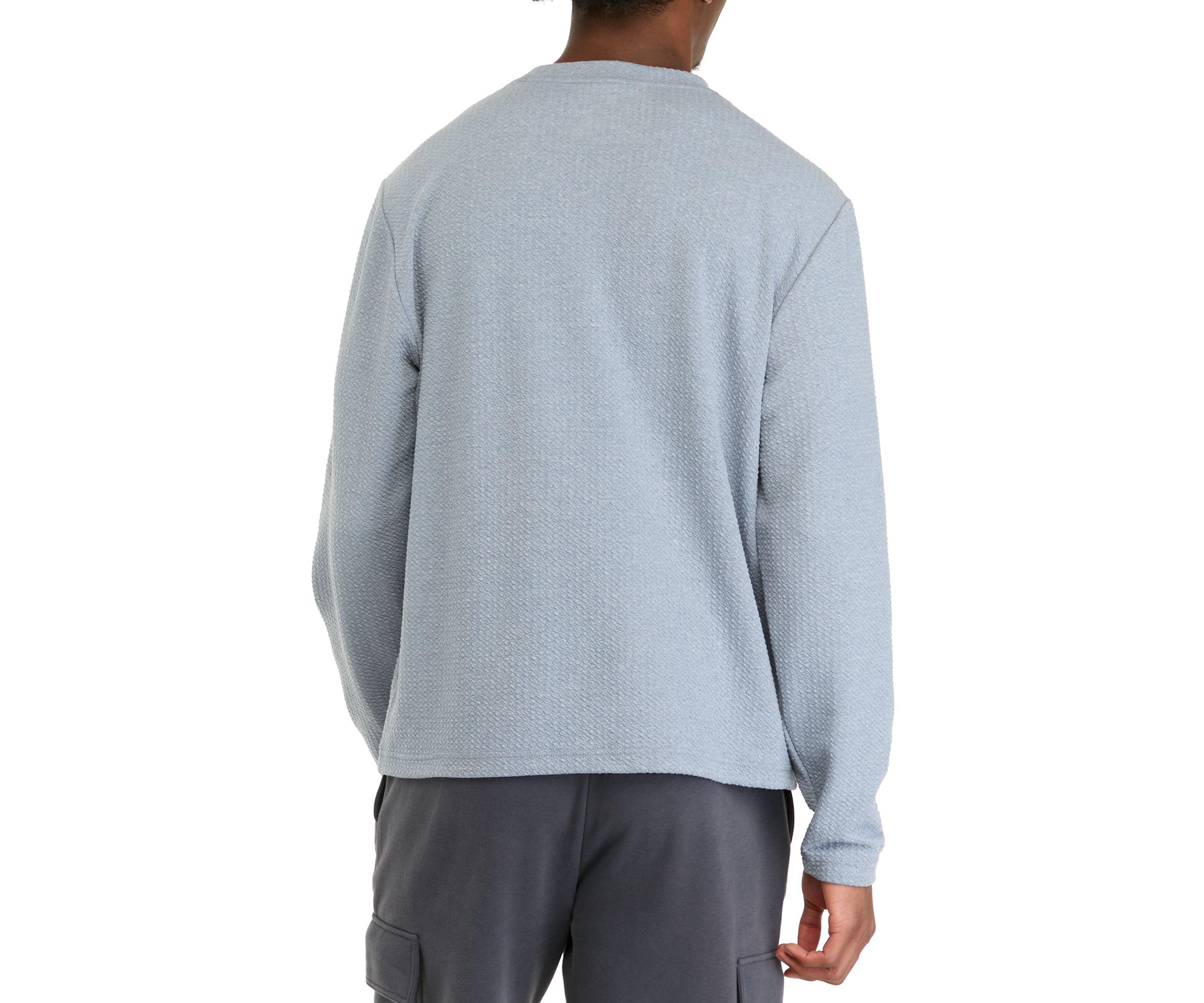 Textured Crew Neck Shirt