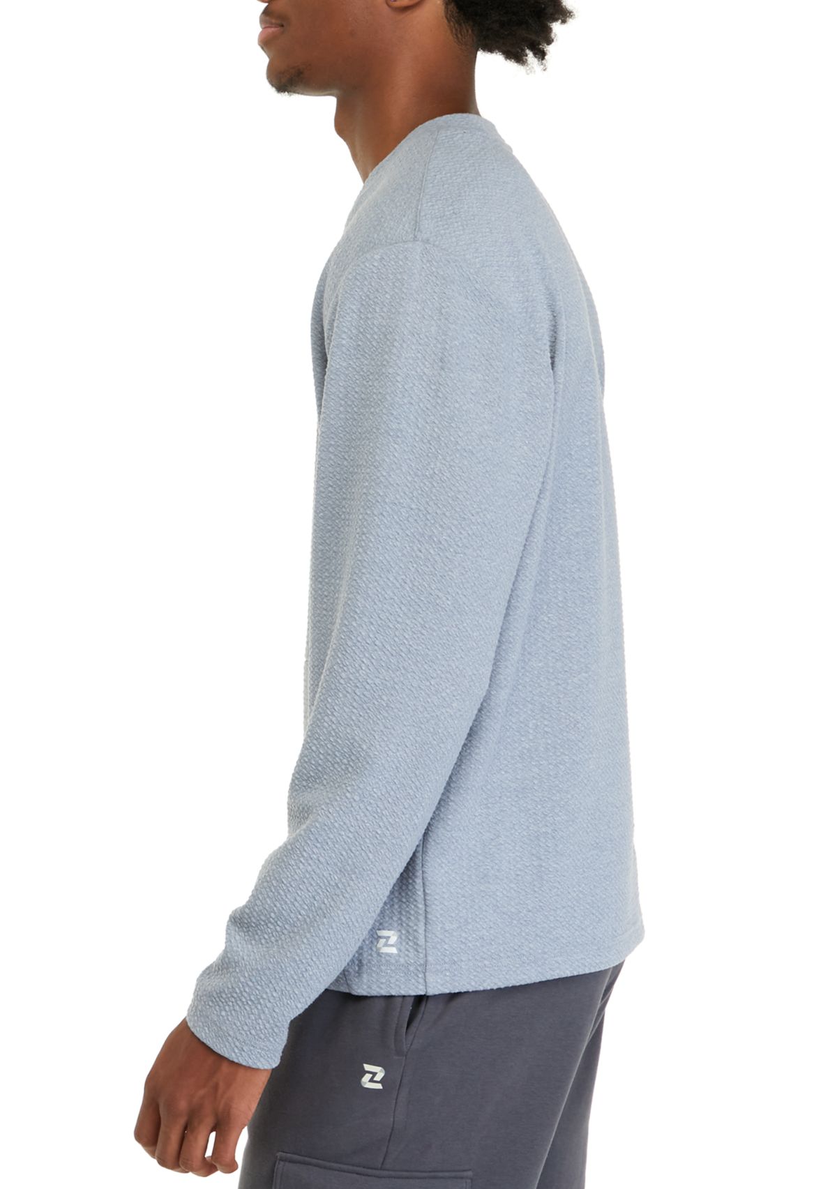 Textured Crew Neck Shirt