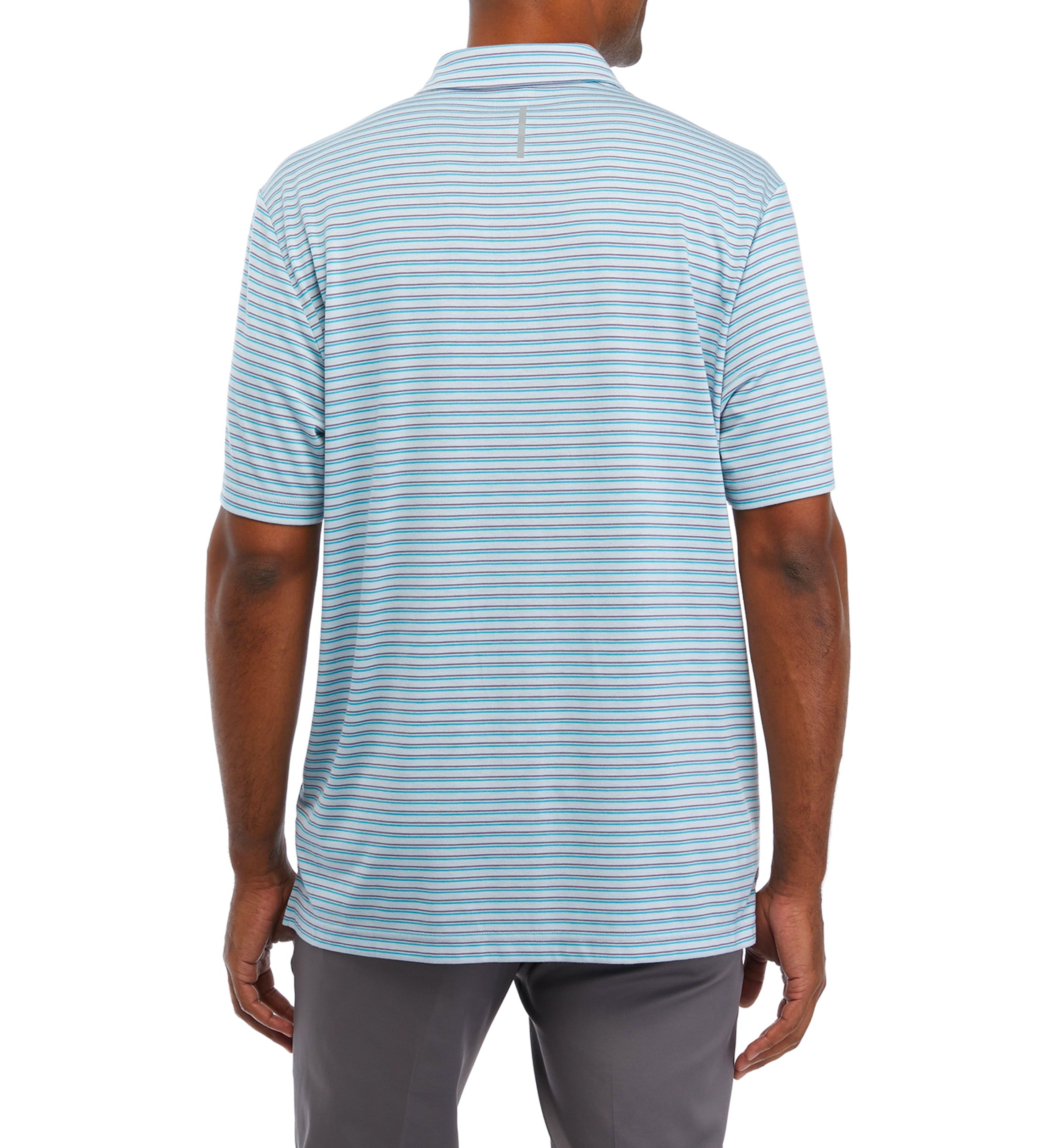 Stripe Brushed Polo Shirt