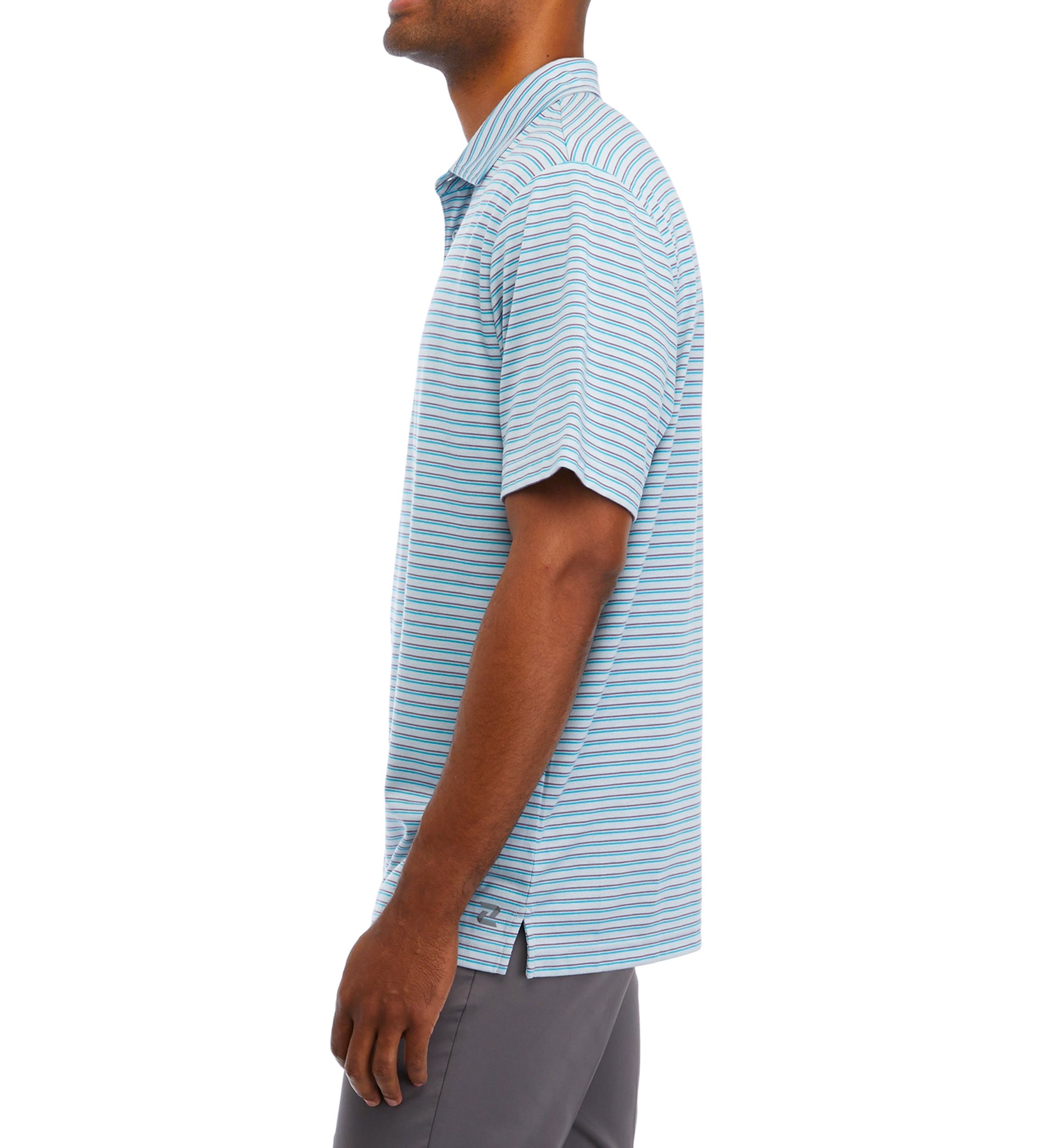 Stripe Brushed Polo Shirt