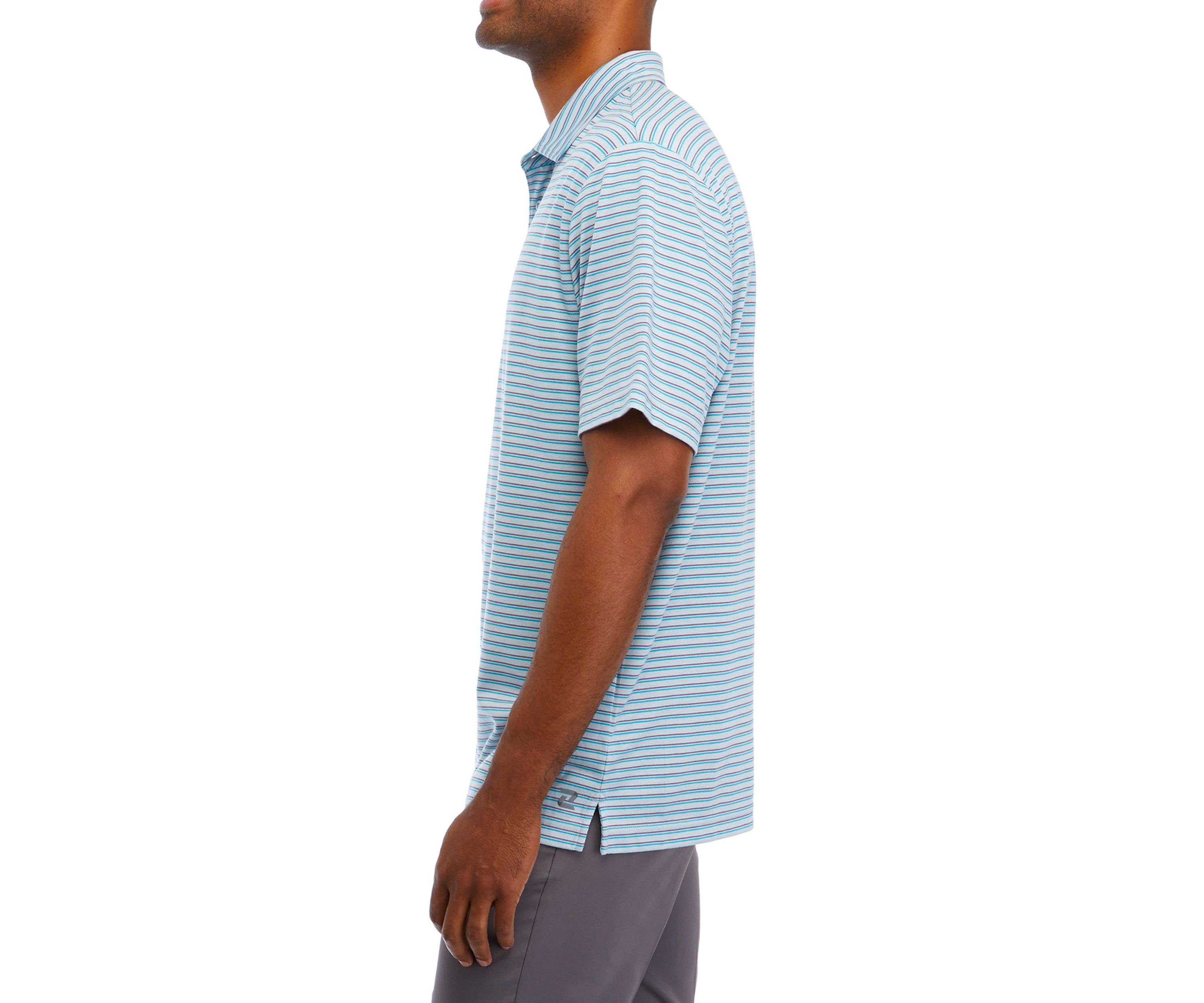 Stripe Brushed Polo Shirt