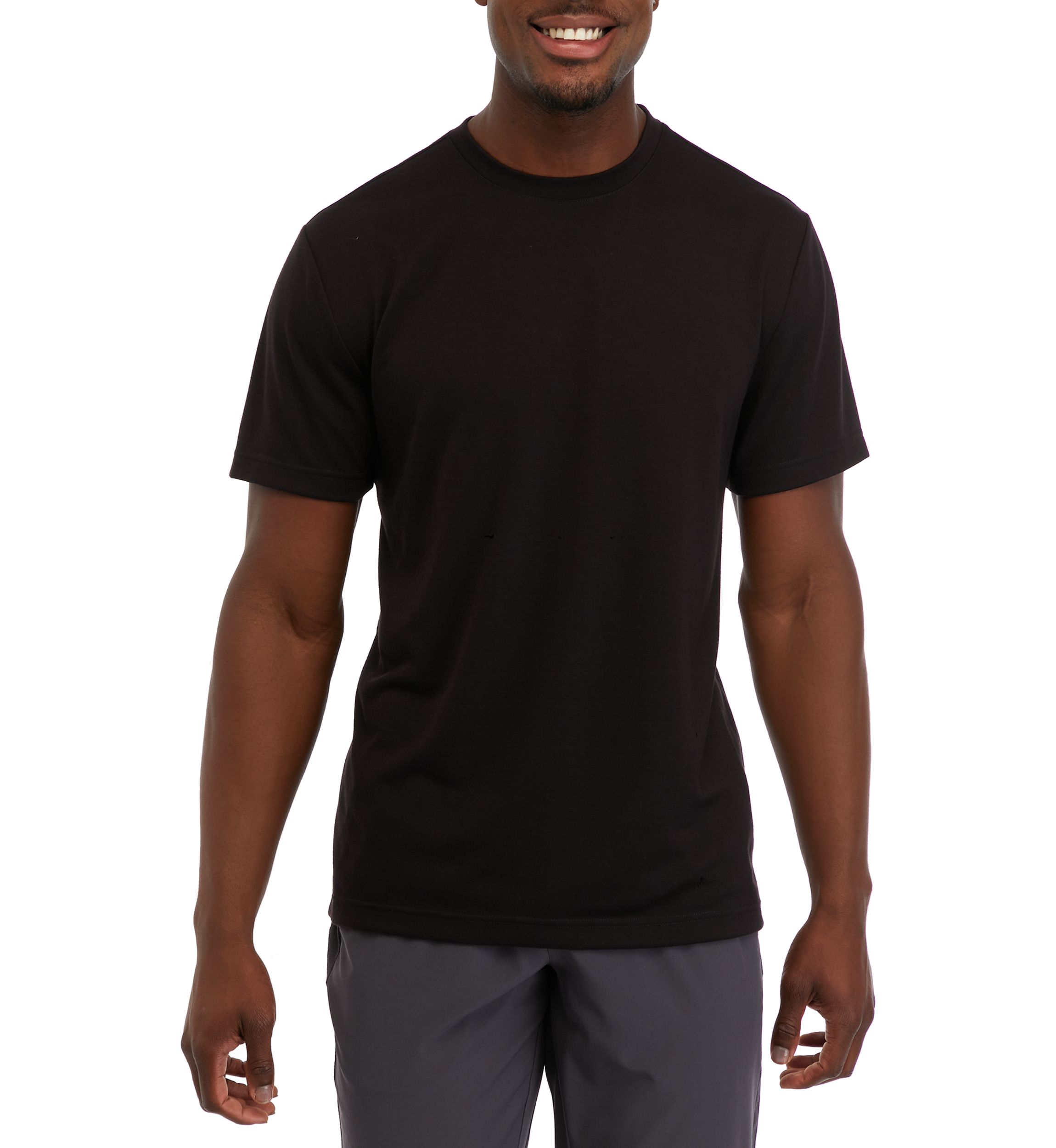 Brushed Crew Neck T-Shirt