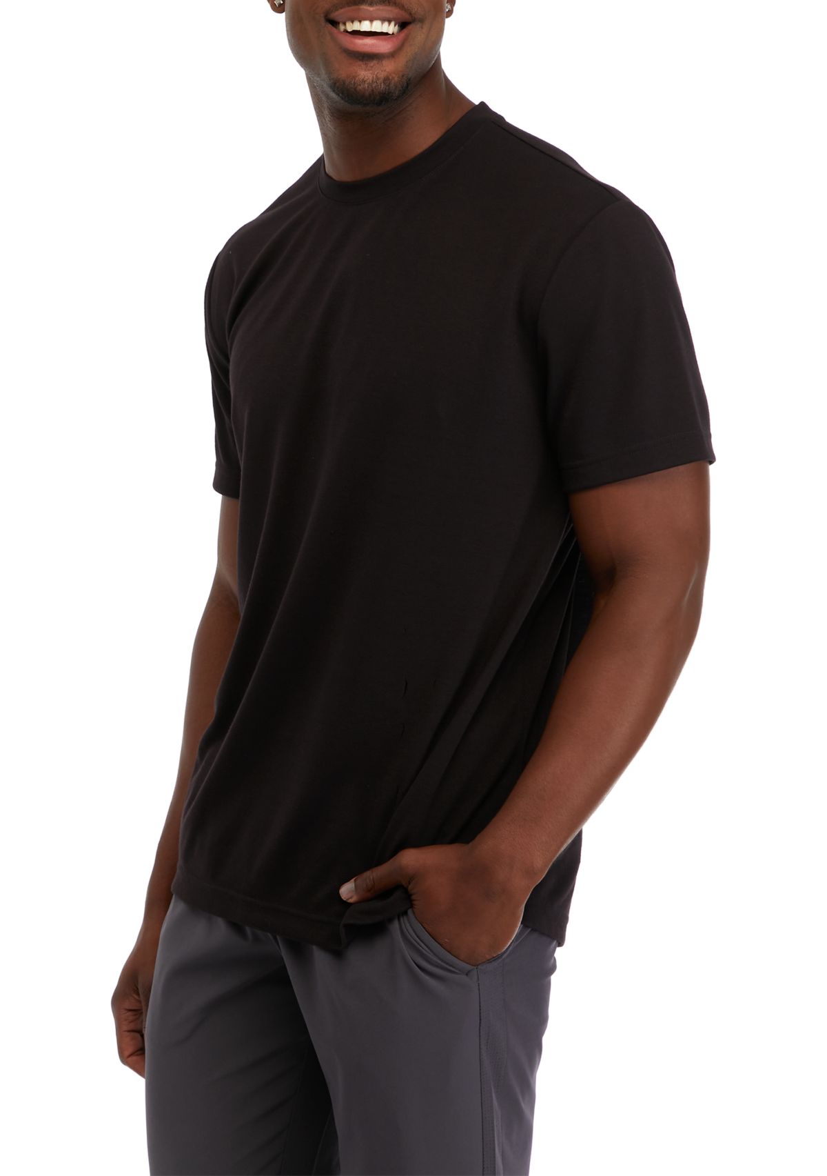 Brushed Crew Neck T-Shirt