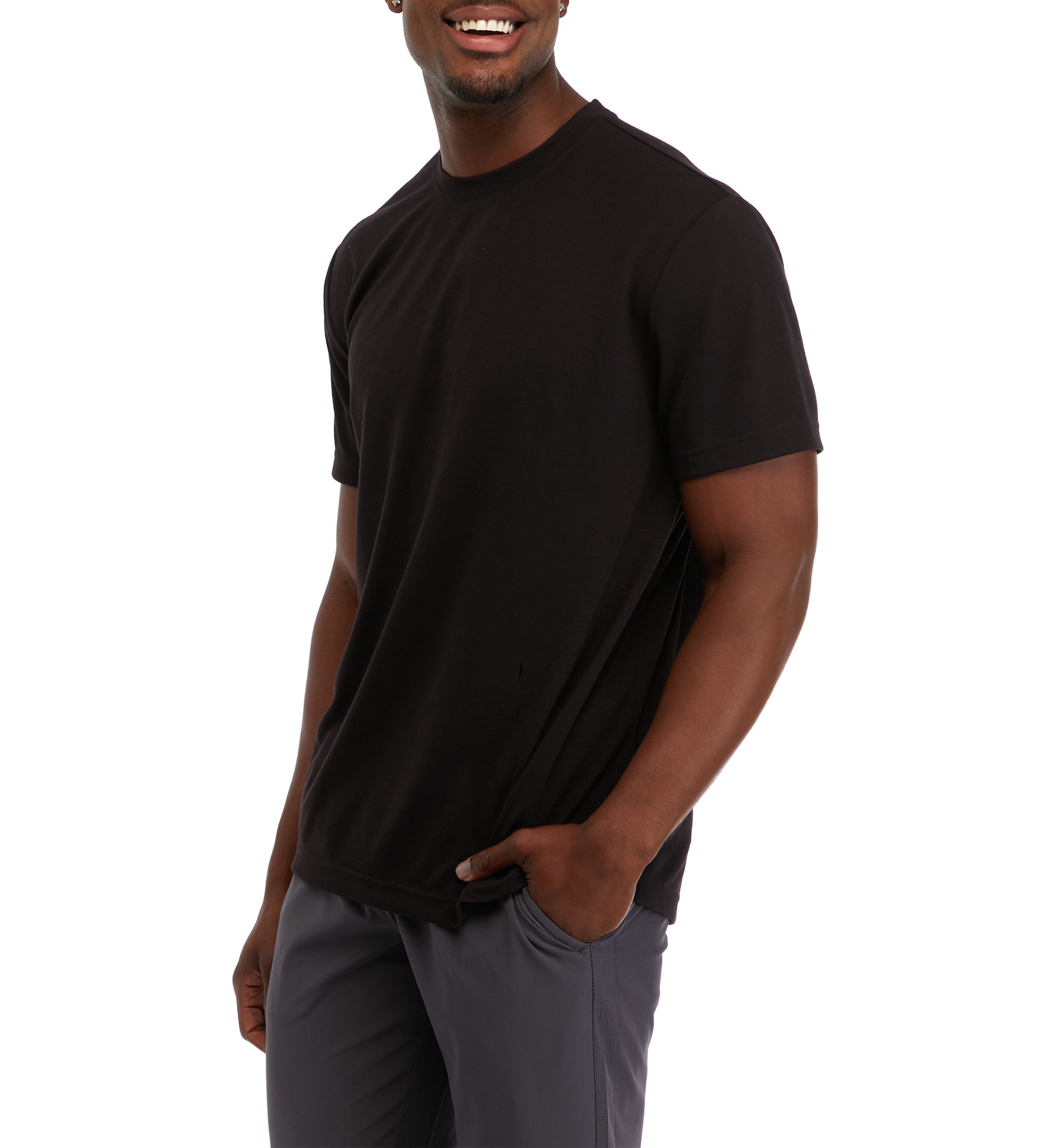 Brushed Crew Neck T-Shirt