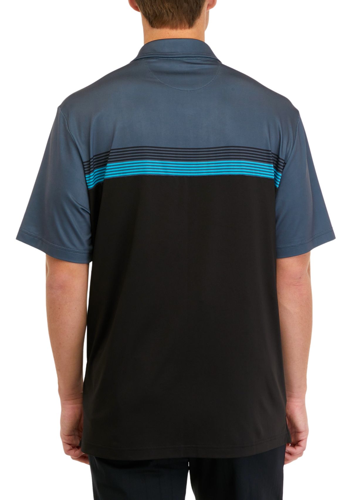 Performance Stripe Polo Shirt
