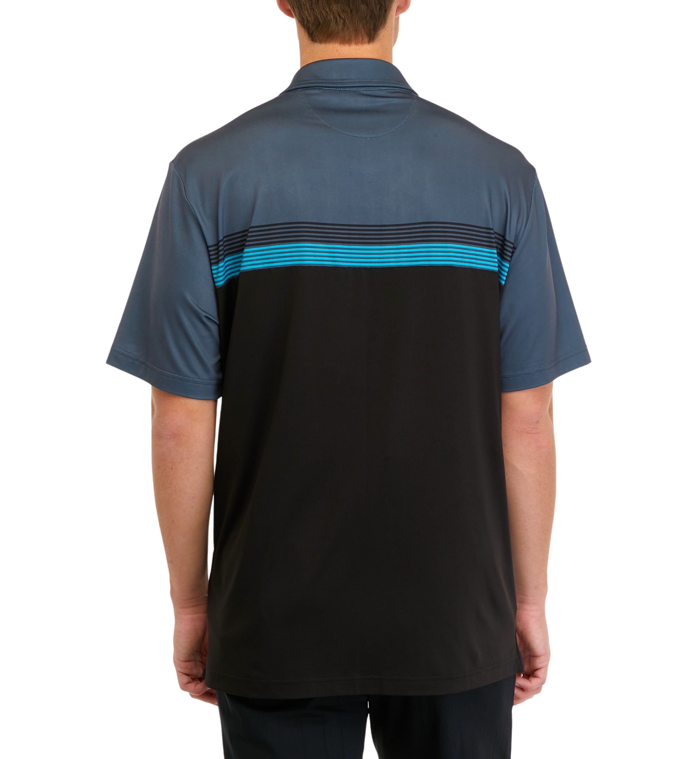 Performance Stripe Polo Shirt