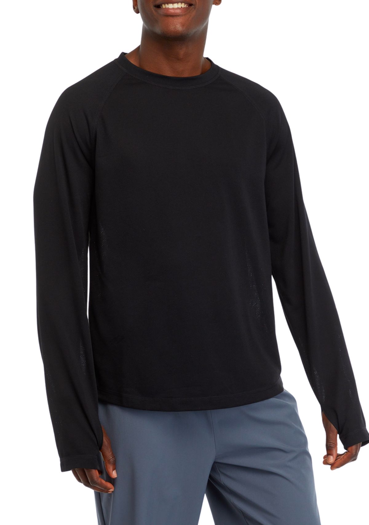 Long Sleeve Textured T-Shirt 