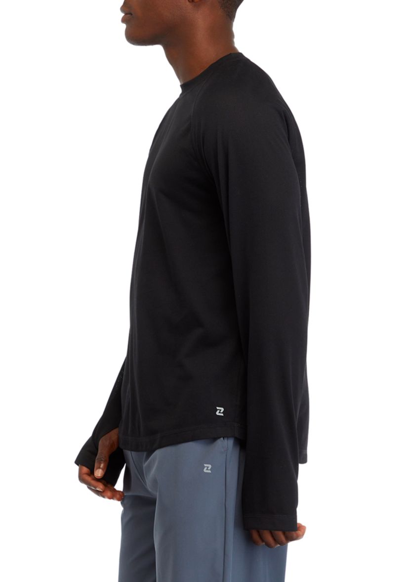 Long Sleeve Textured T-Shirt 