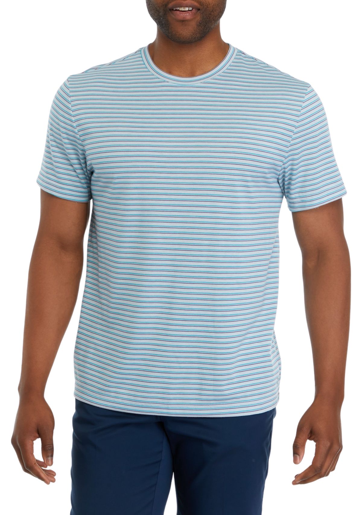 Striped Short Sleeve Jersey T-Shirt