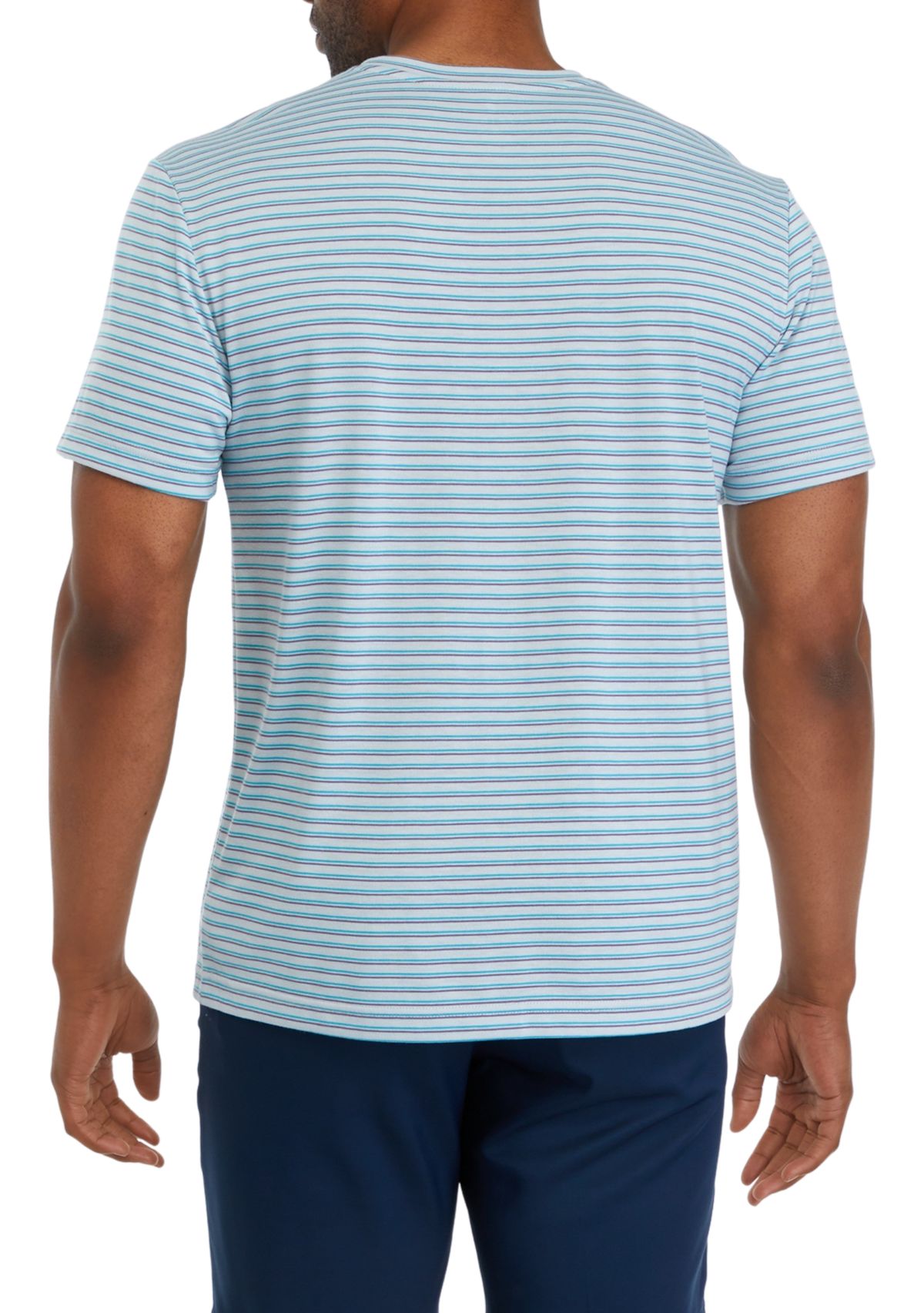 Striped Short Sleeve Jersey T-Shirt