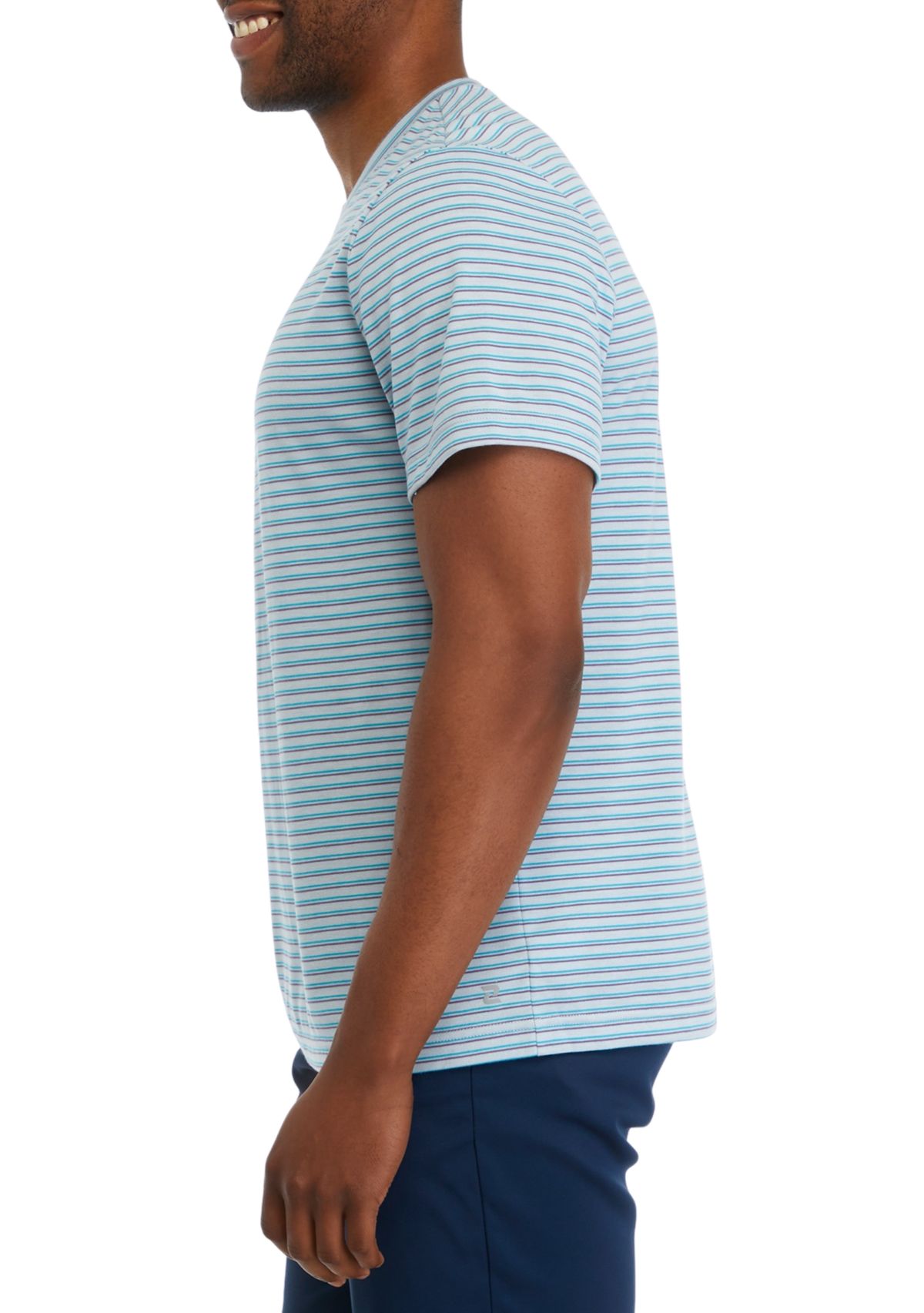 Striped Short Sleeve Jersey T-Shirt