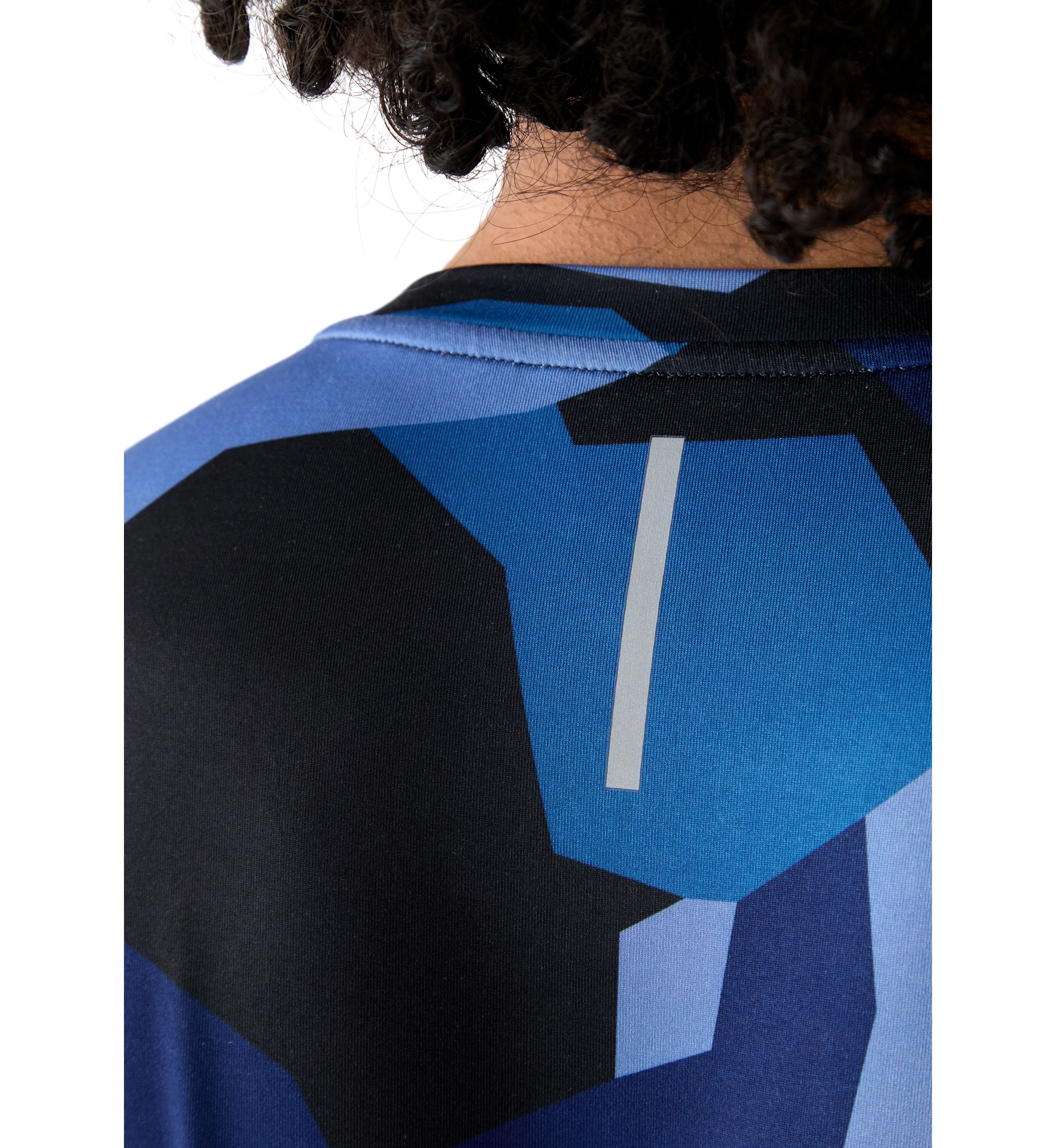 Mens Geometric Camo Short Sleeve Performance T-Shirt