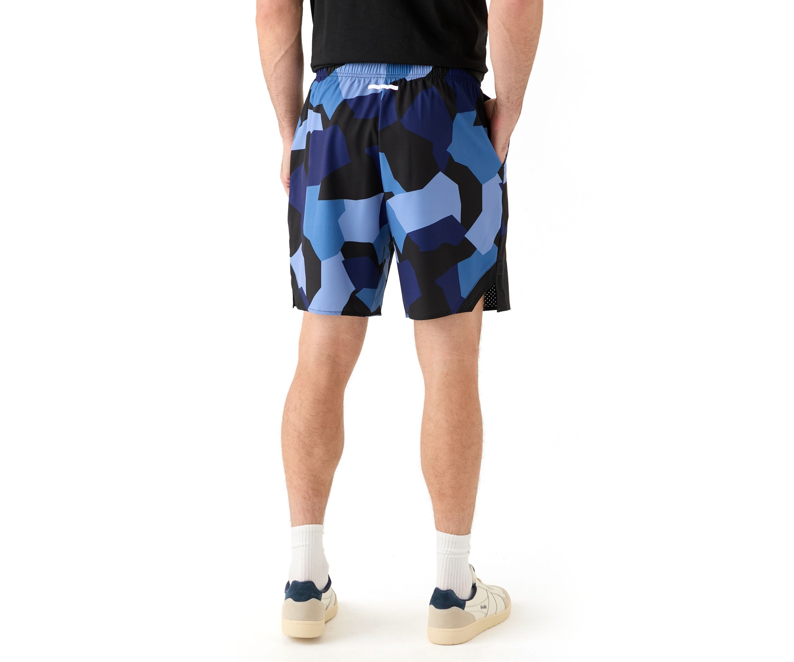 Geometric Camo Ventilation Shorts