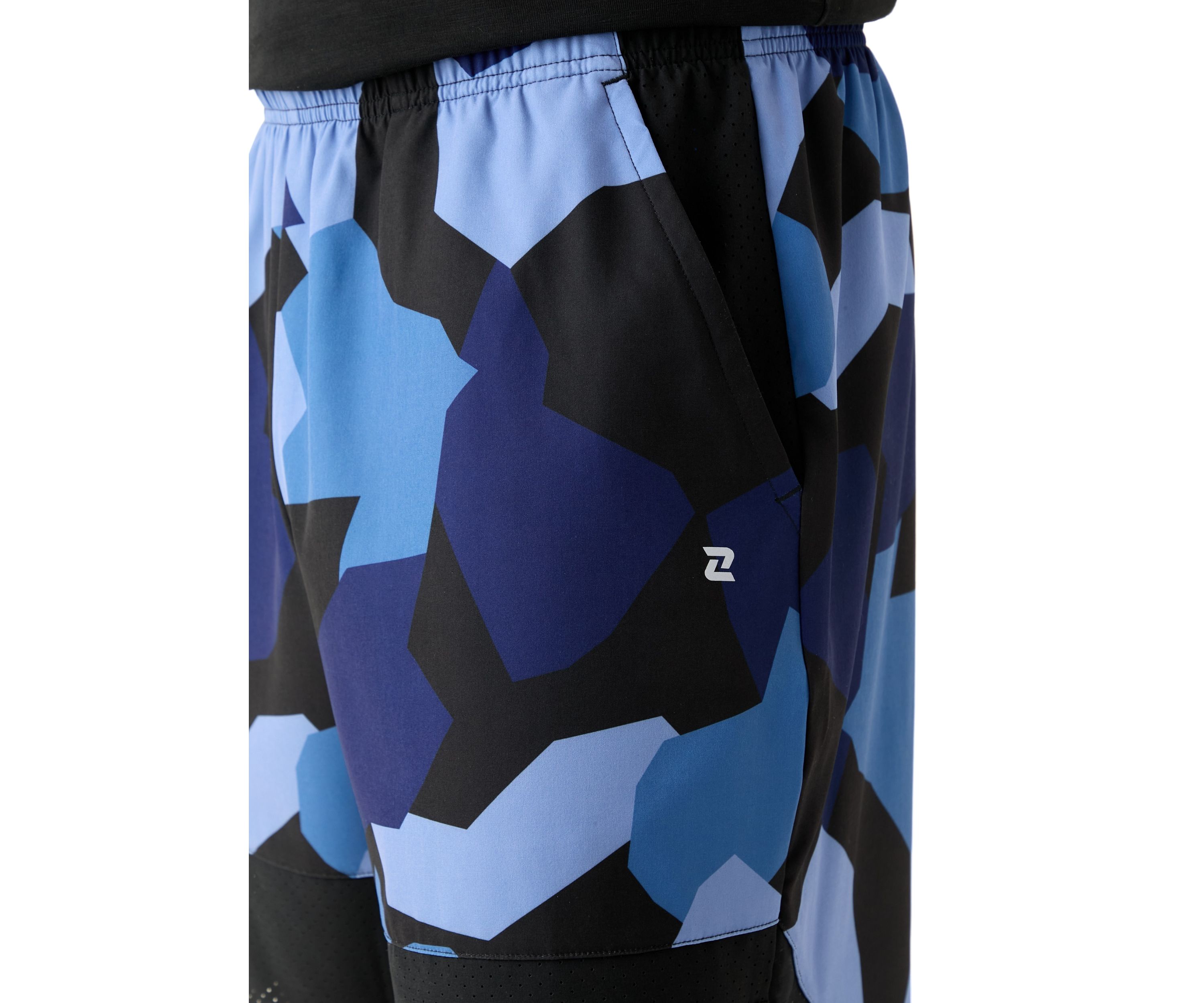 Geometric Camo Ventilation Shorts