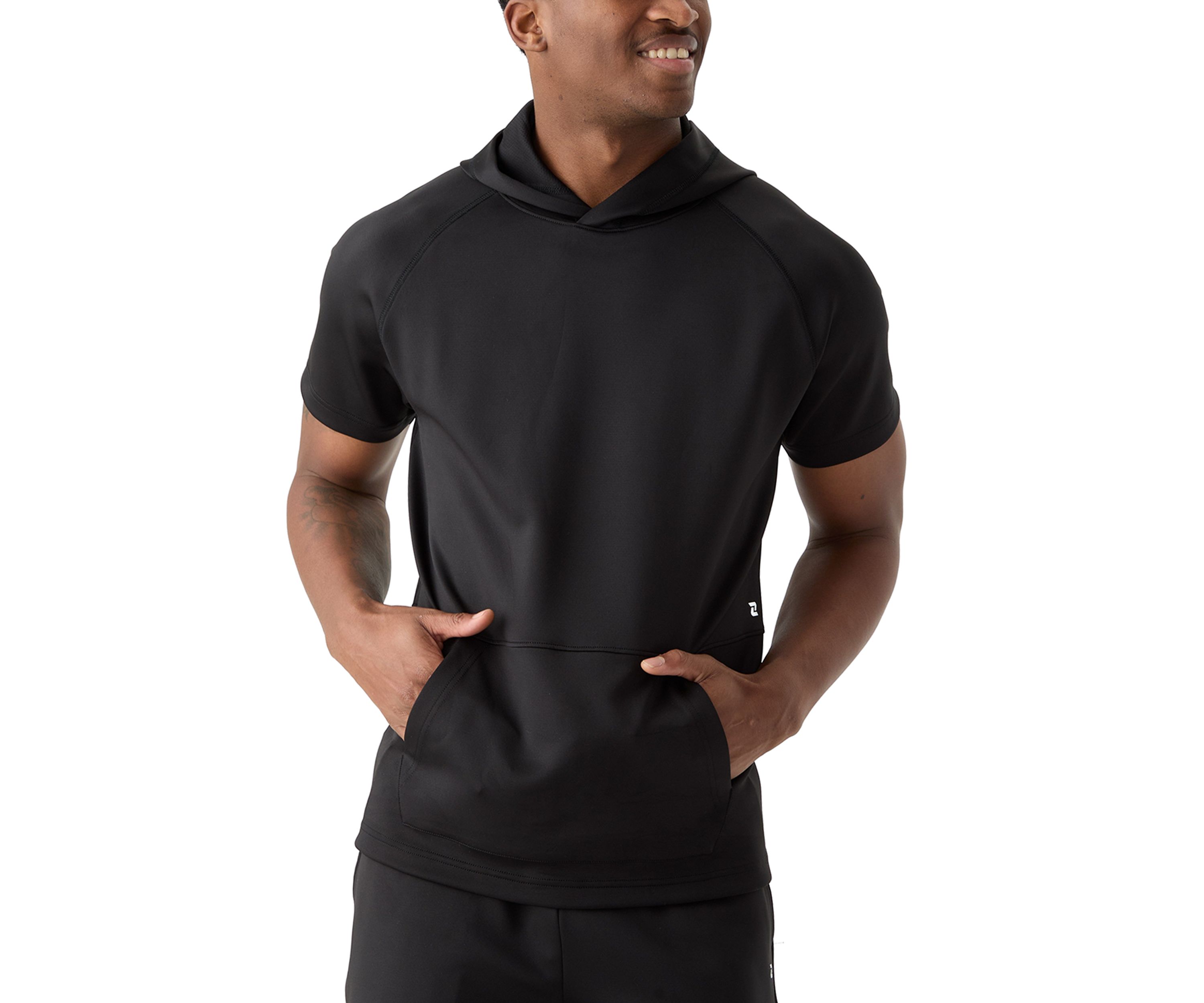 Armored Mesh Short Sleeve Hoodie