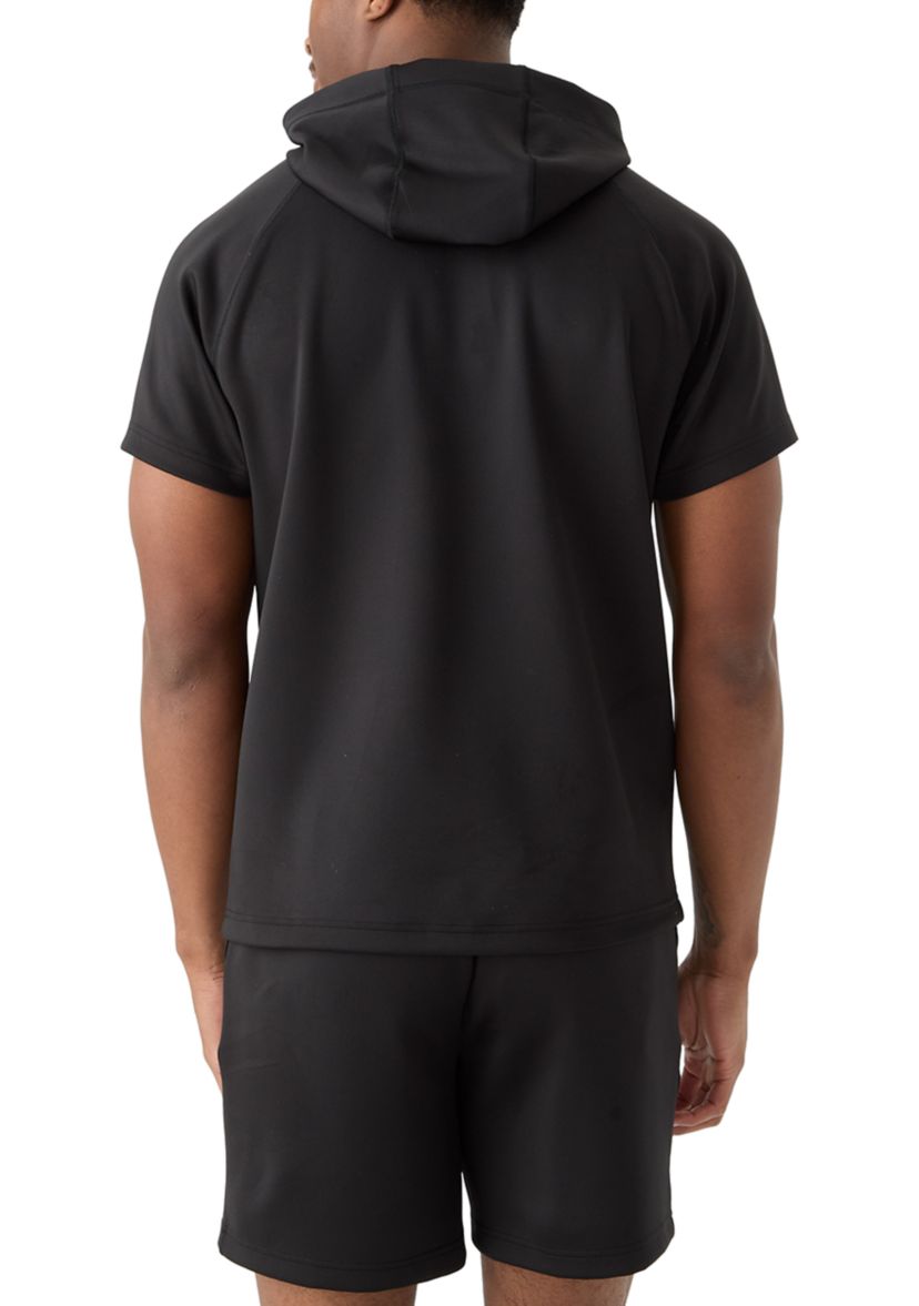 Armored Mesh Short Sleeve Hoodie