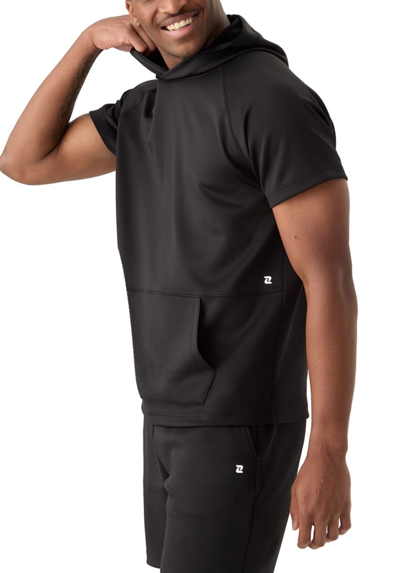 Armored Mesh Short Sleeve Hoodie