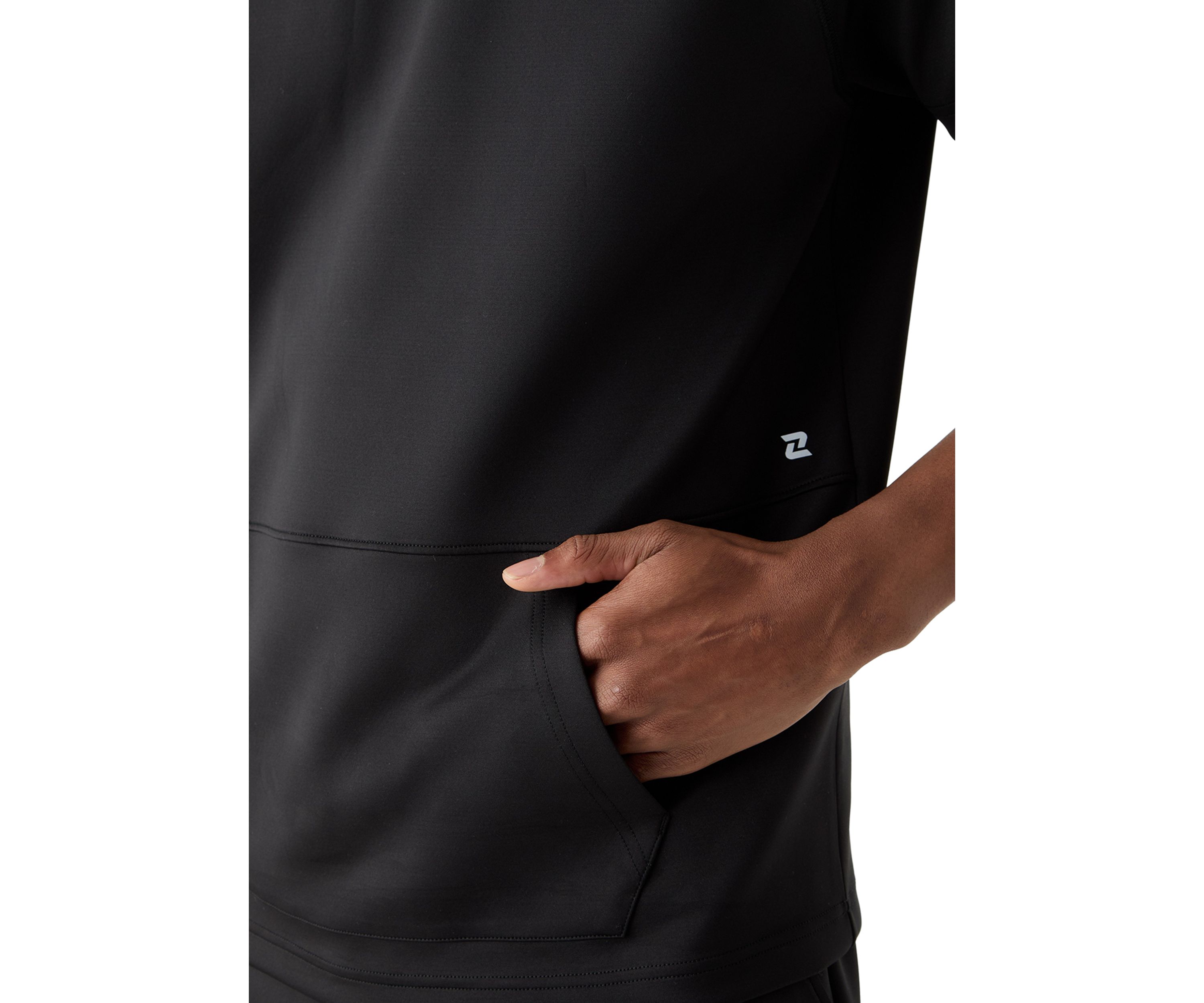 Armored Mesh Short Sleeve Hoodie