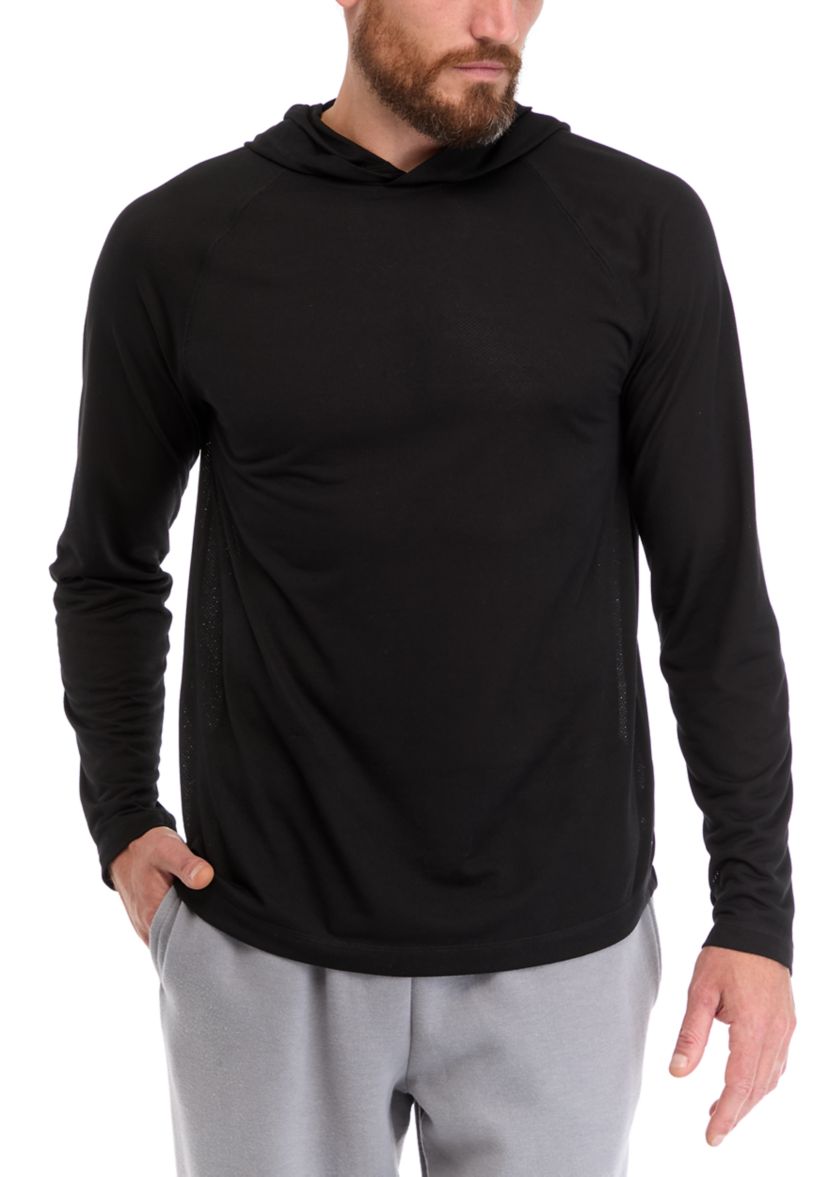 Textured Raglan Hoodie