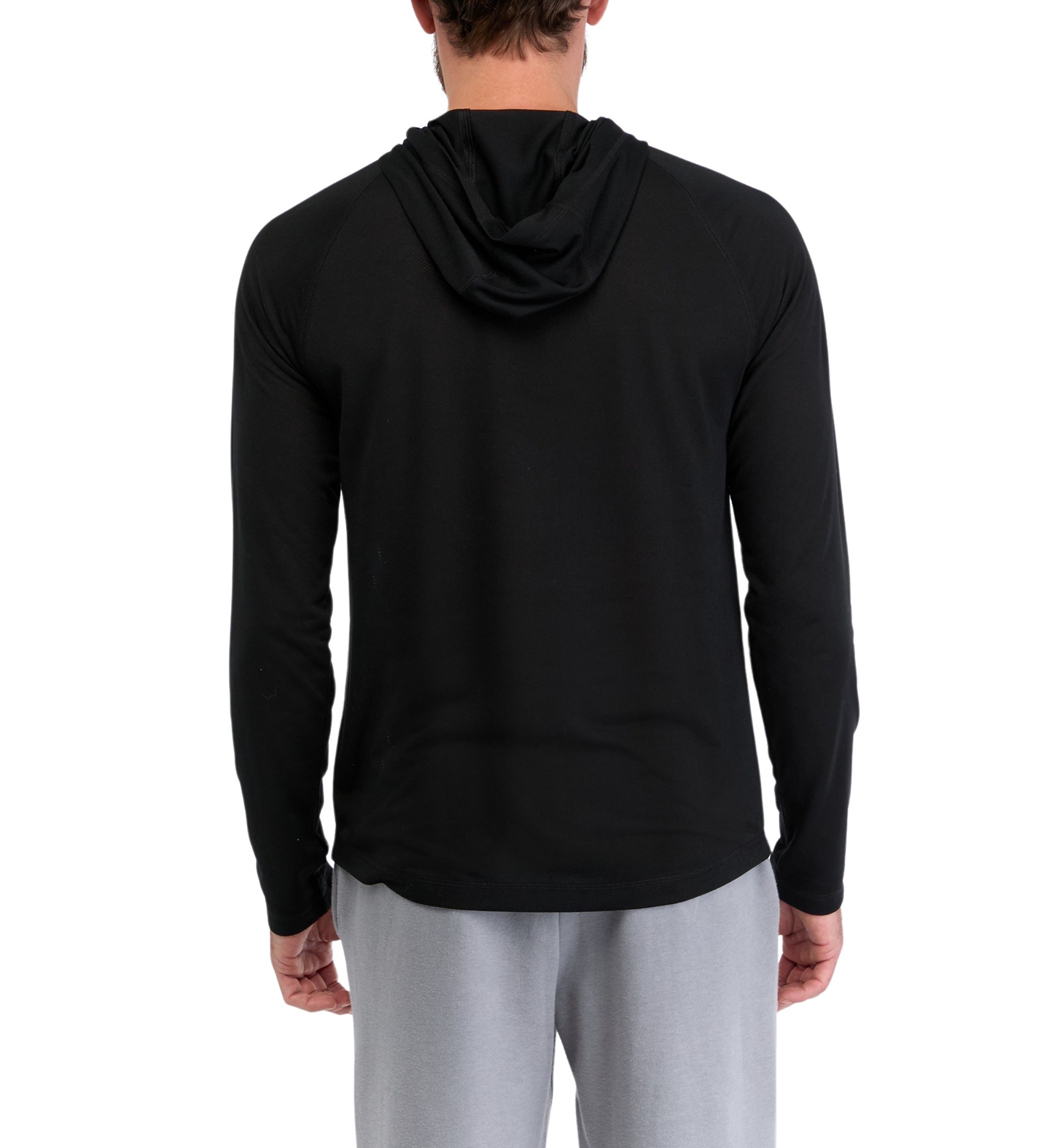 Textured Raglan Hoodie