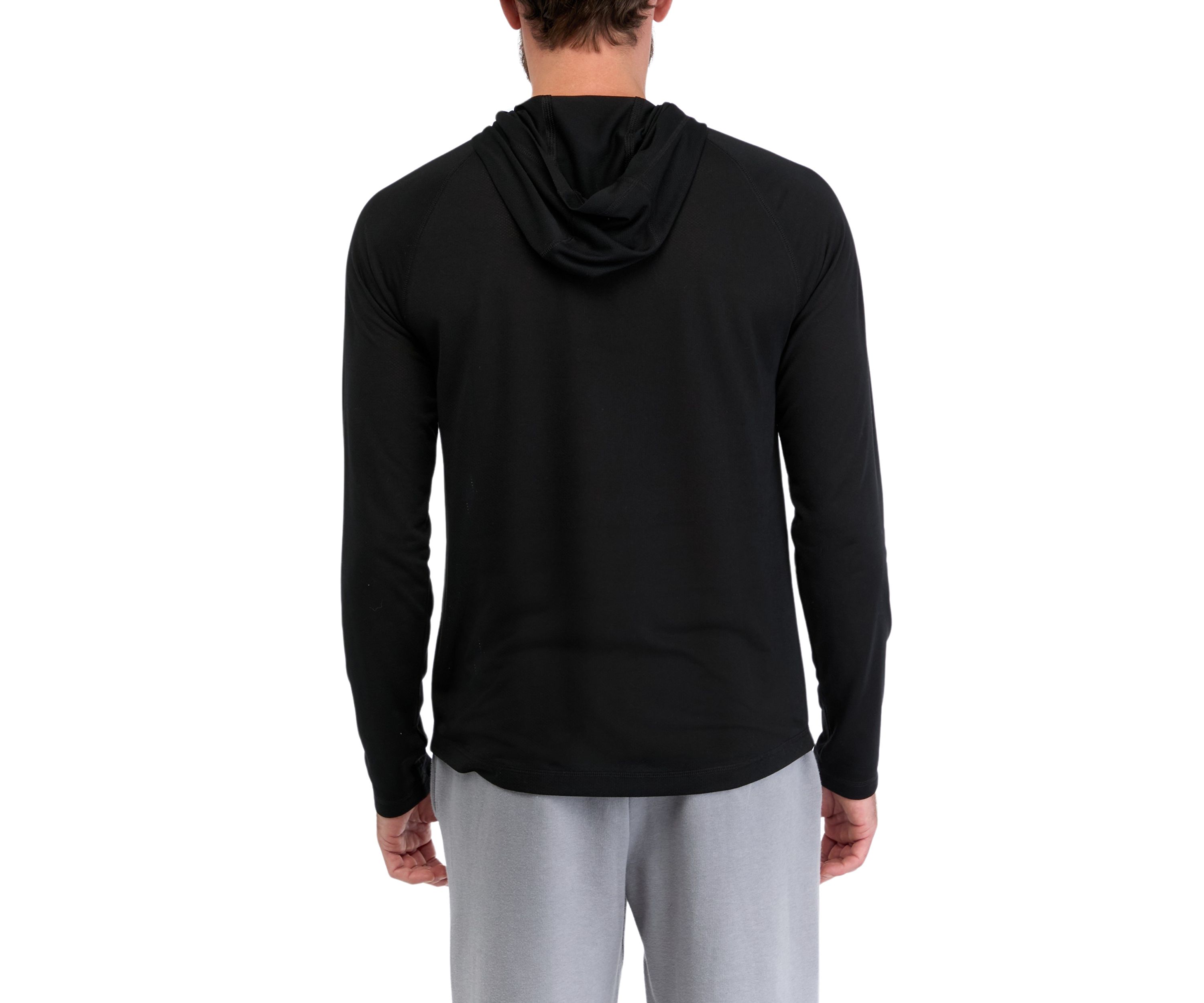 Textured Raglan Hoodie