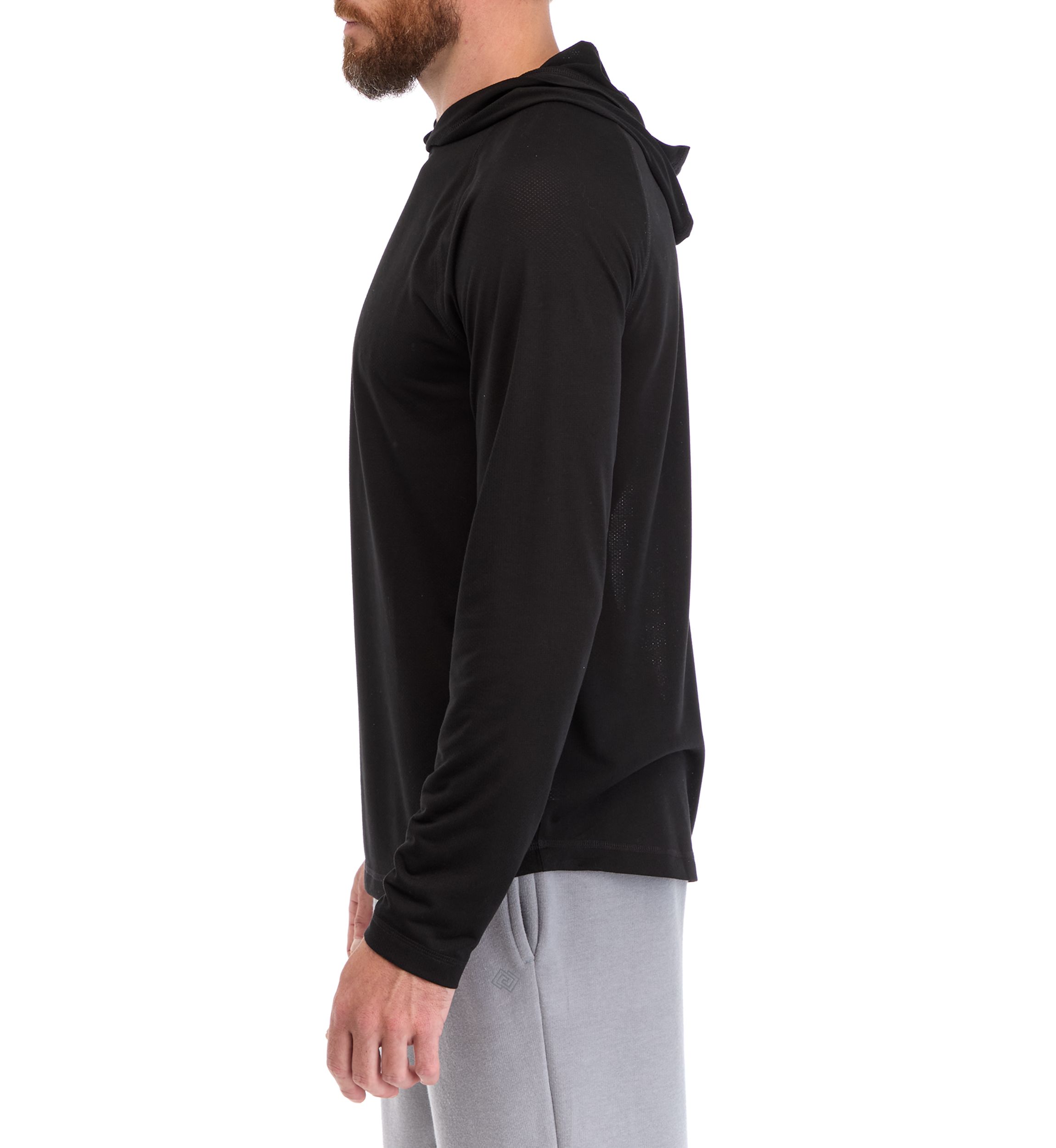 Textured Raglan Hoodie
