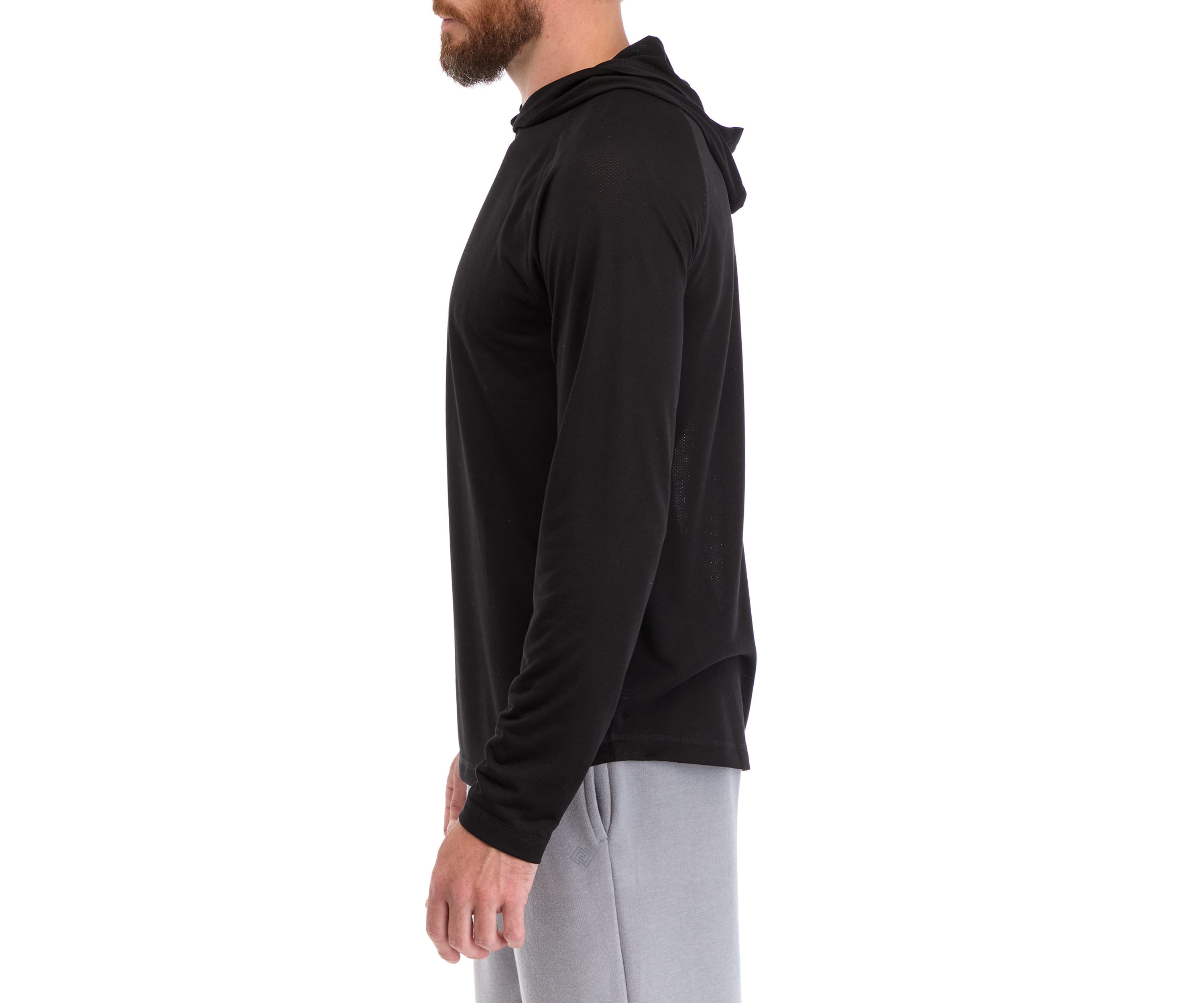 Textured Raglan Hoodie