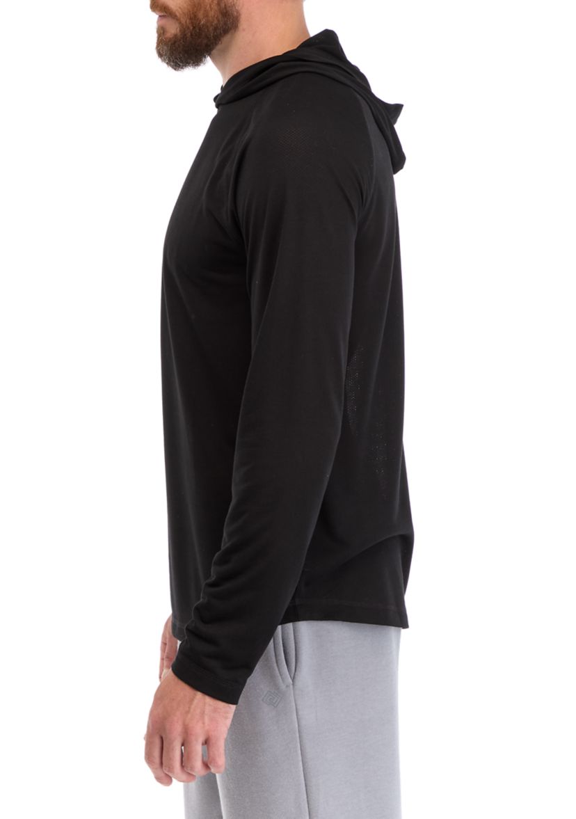 Textured Raglan Hoodie