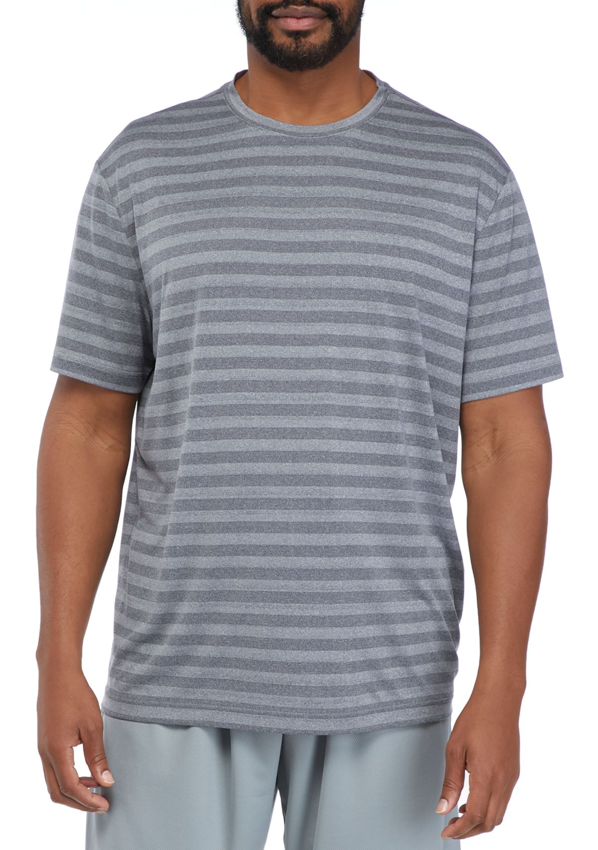 Big & Tall Short Sleeve Striped T-Shirt 