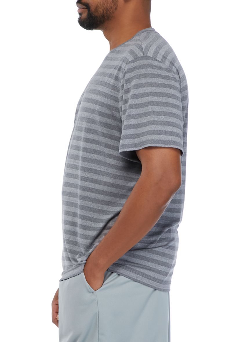 Big & Tall Short Sleeve Striped T-Shirt 