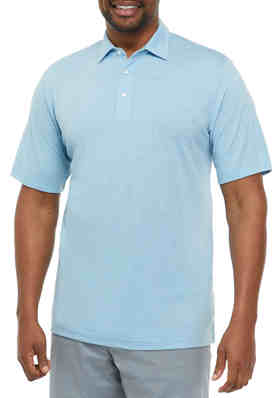 Louie James Big and Tall Size Plain Polo with Chest Pocket Cotton Rich T-Shirt Top Large Size Fit 