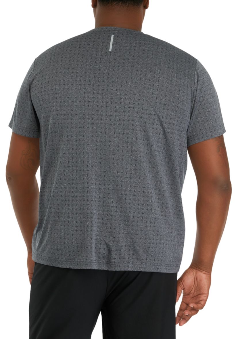 Big & Tall Short Sleeve Jacquard T-Shirt