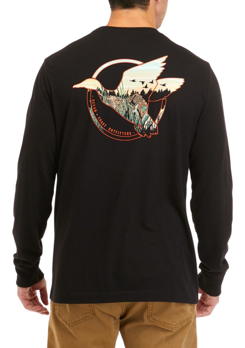 Long Sleeve Holiday Graphic T-Shirt
