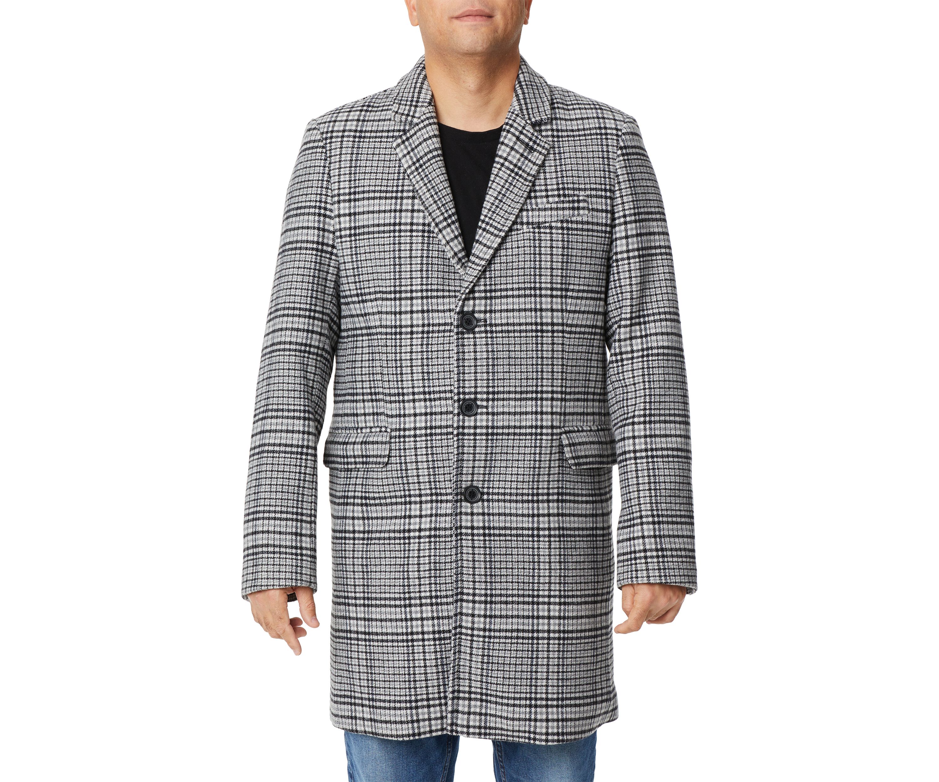 Notch Collar Wool Coat