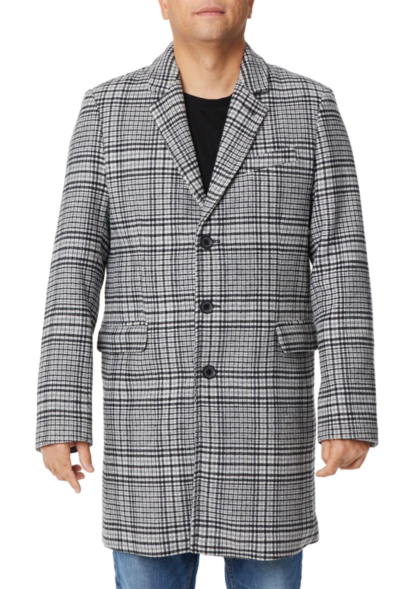 Notch Collar Wool Coat