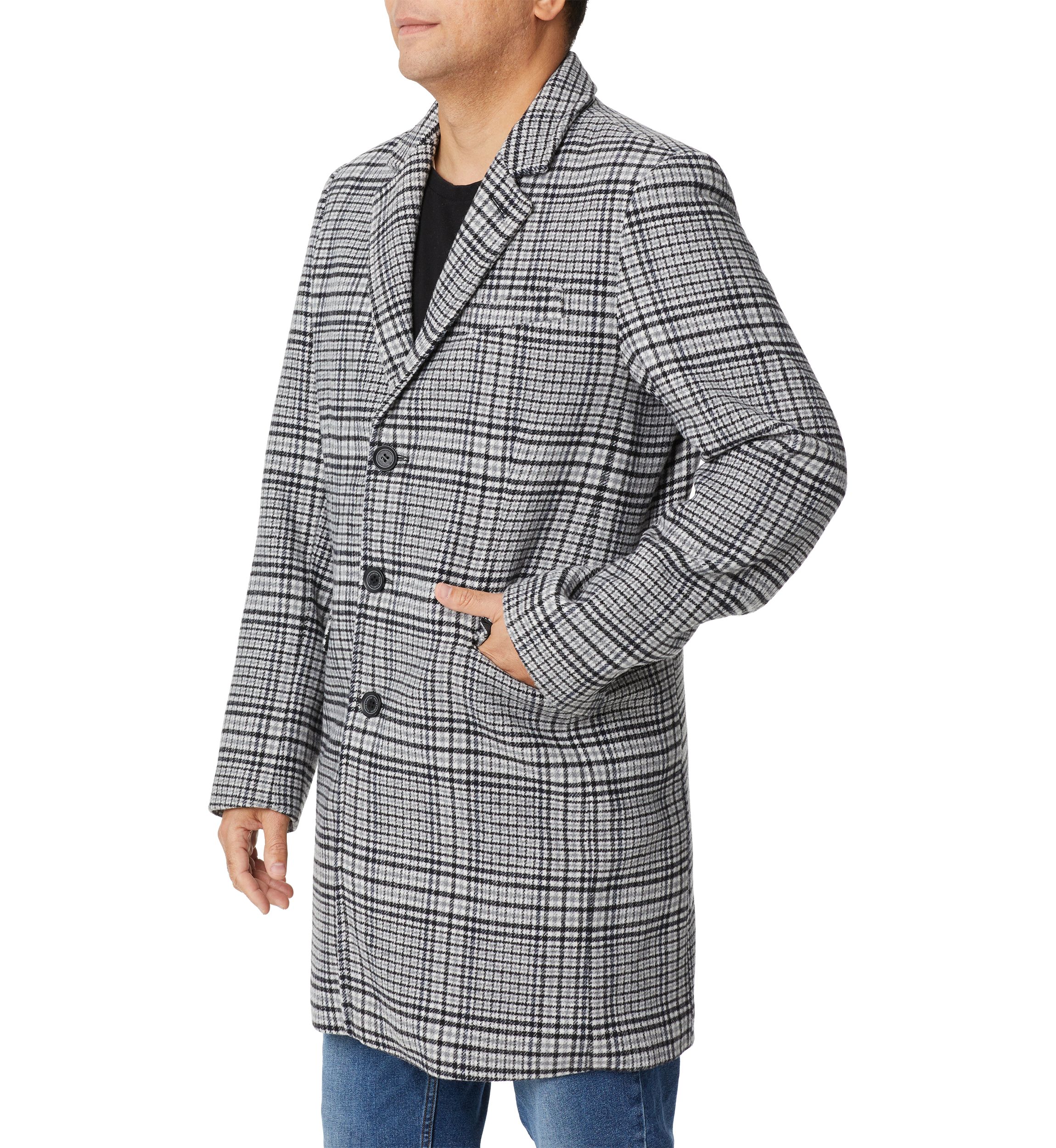 Notch Collar Wool Coat