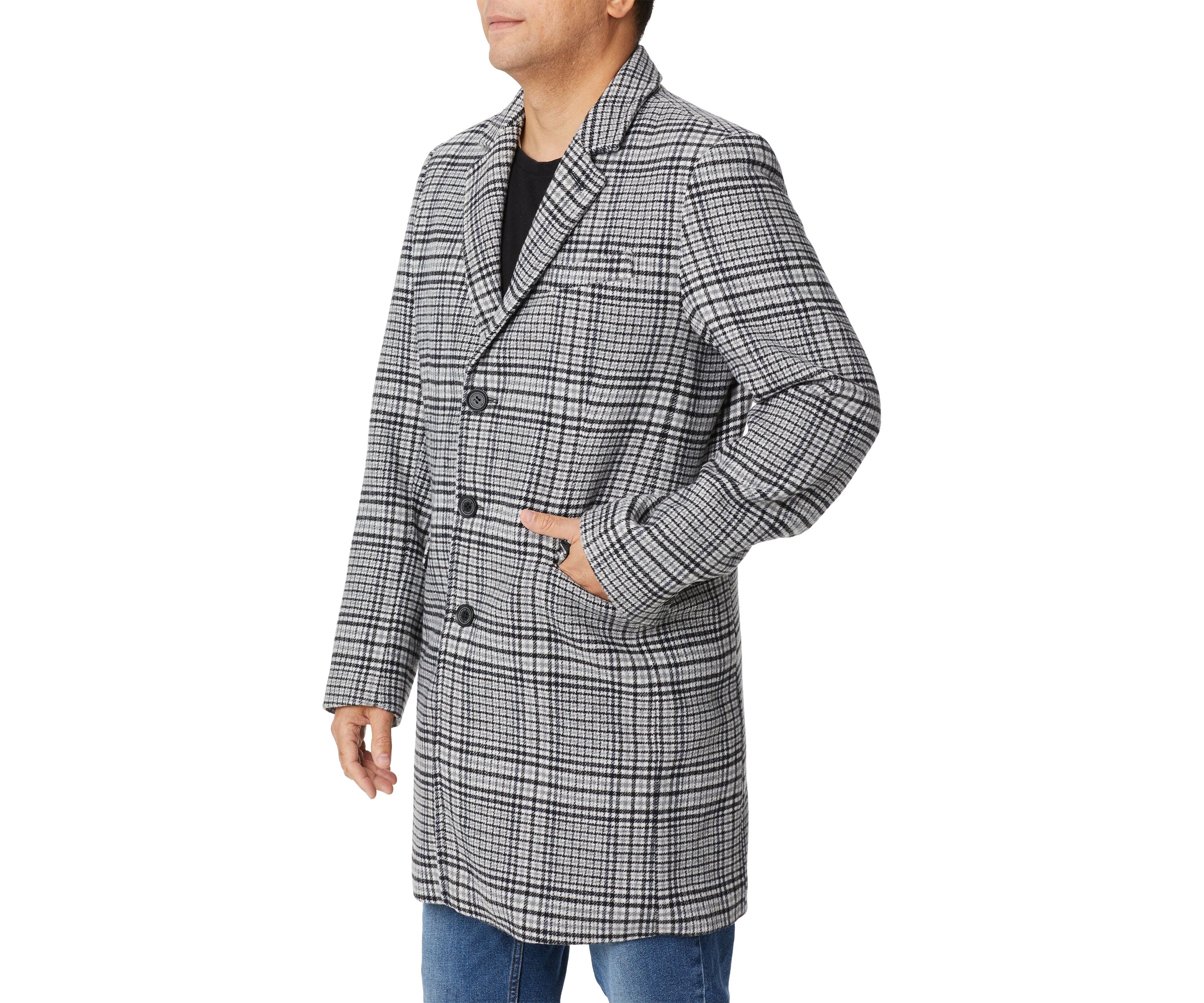 Notch Collar Wool Coat
