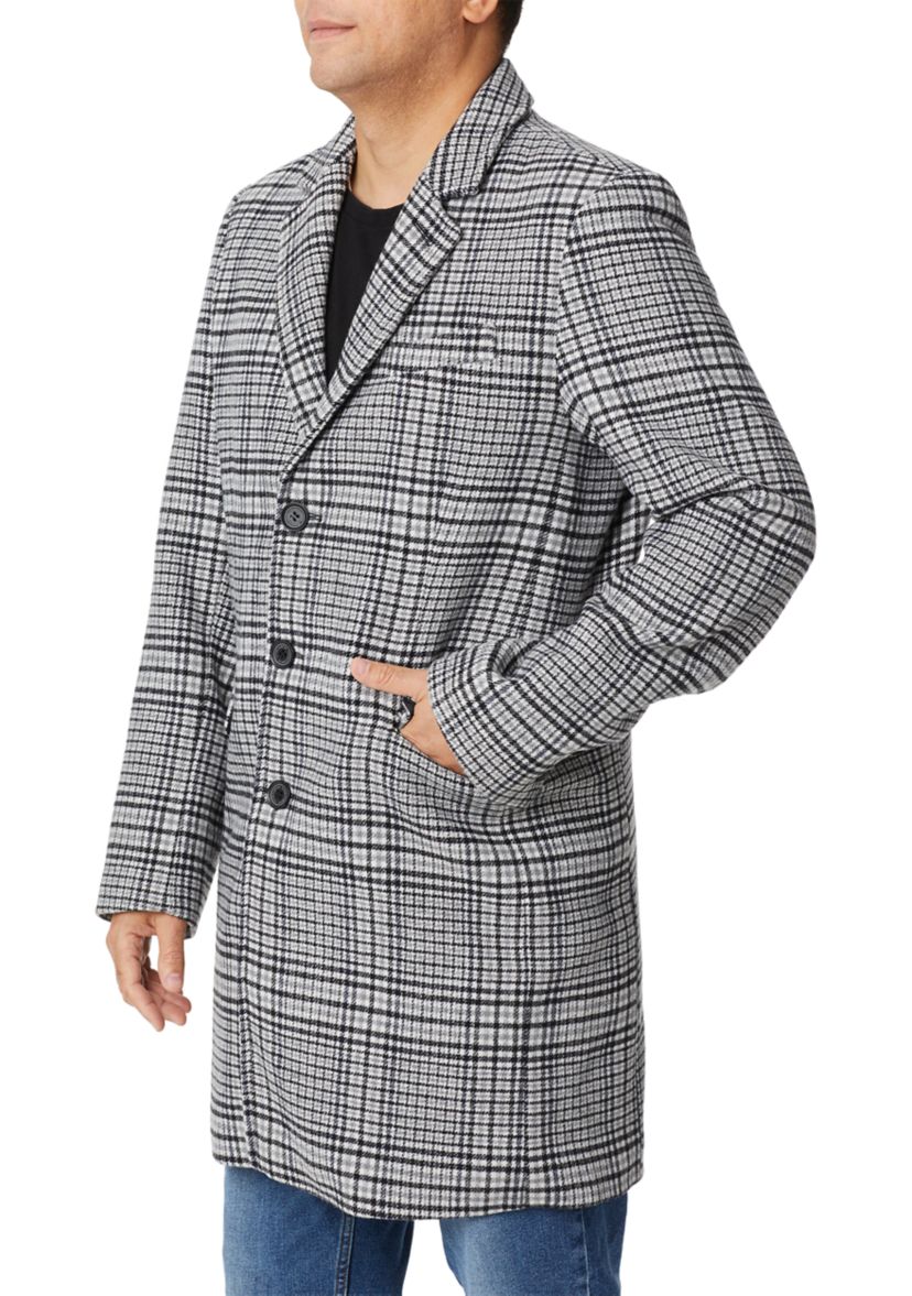 Notch Collar Wool Coat