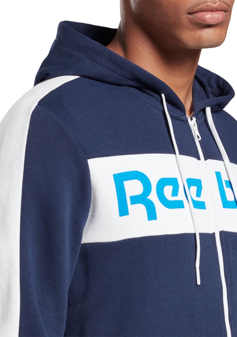 Color Block Logo Graphic Hoodie 