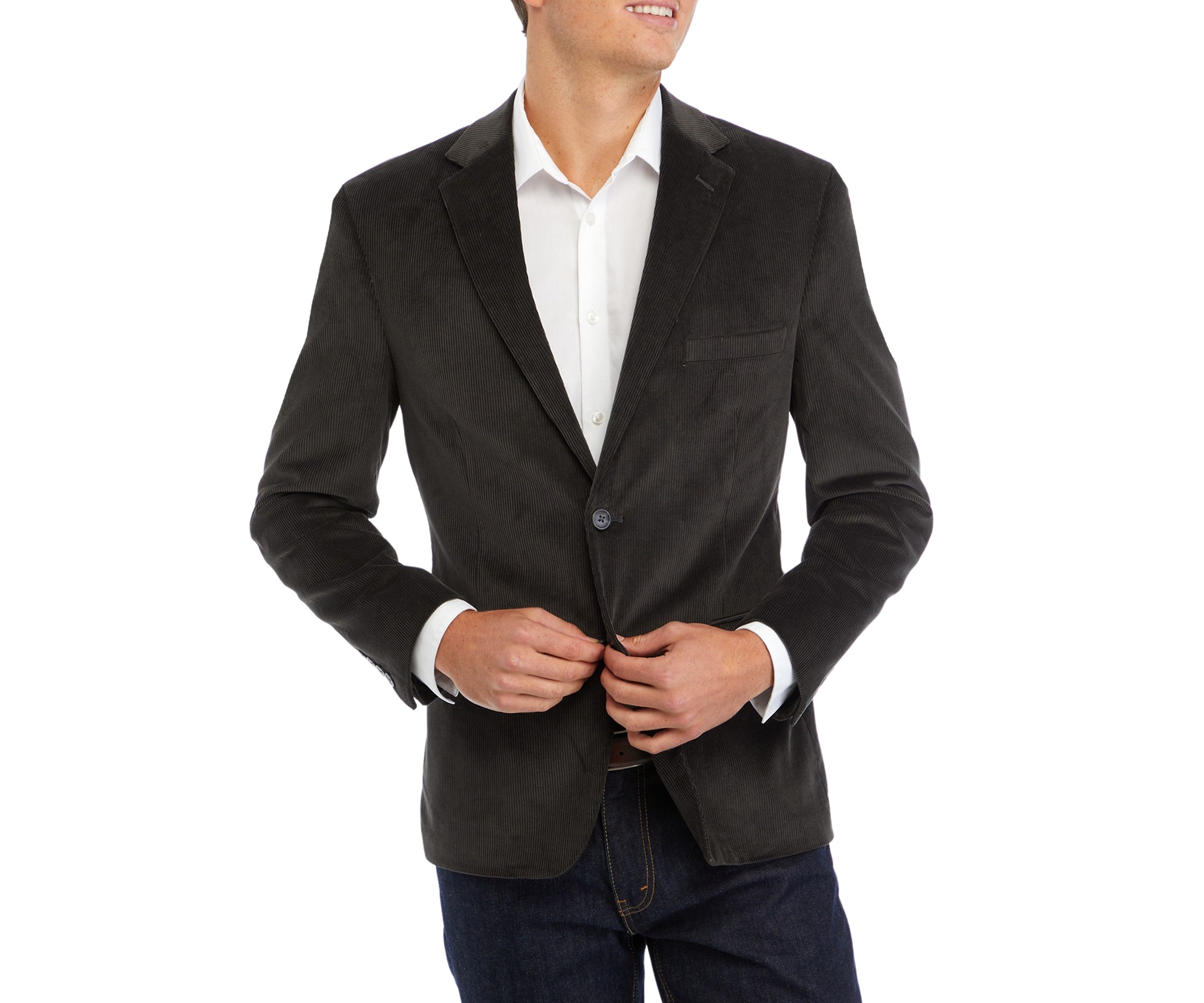 Solid Corduroy Sport Coat