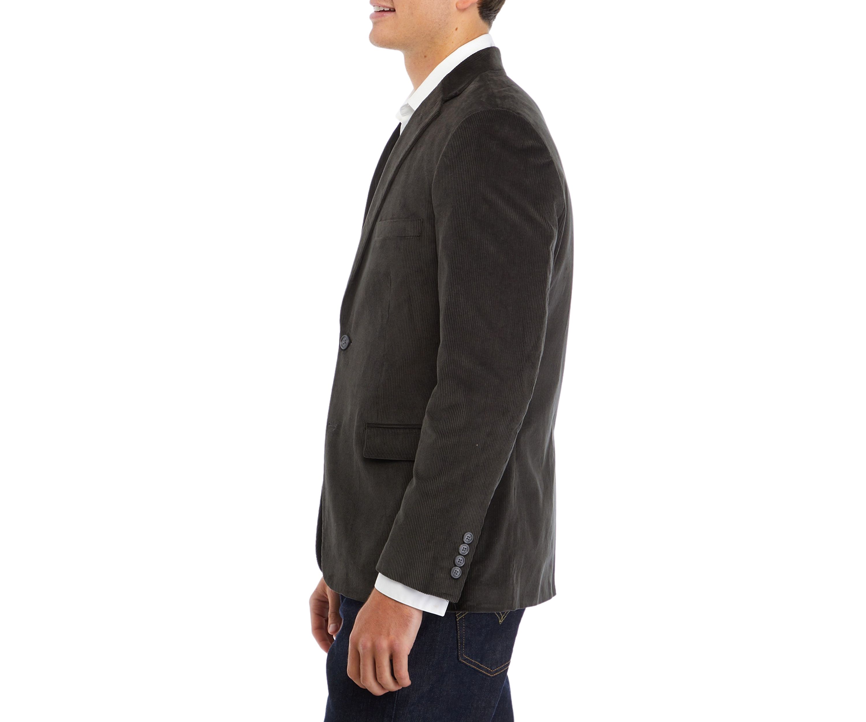 Solid Corduroy Sport Coat