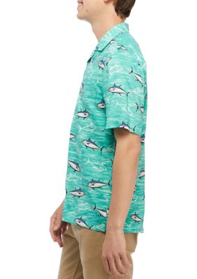 Short Sleeve Printed Fishing Shirt