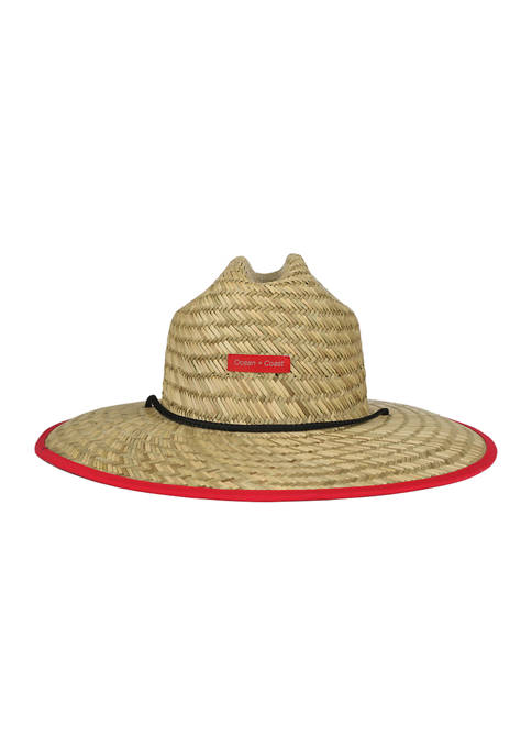 Ocean + Coast® Lifeguard Straw Hat