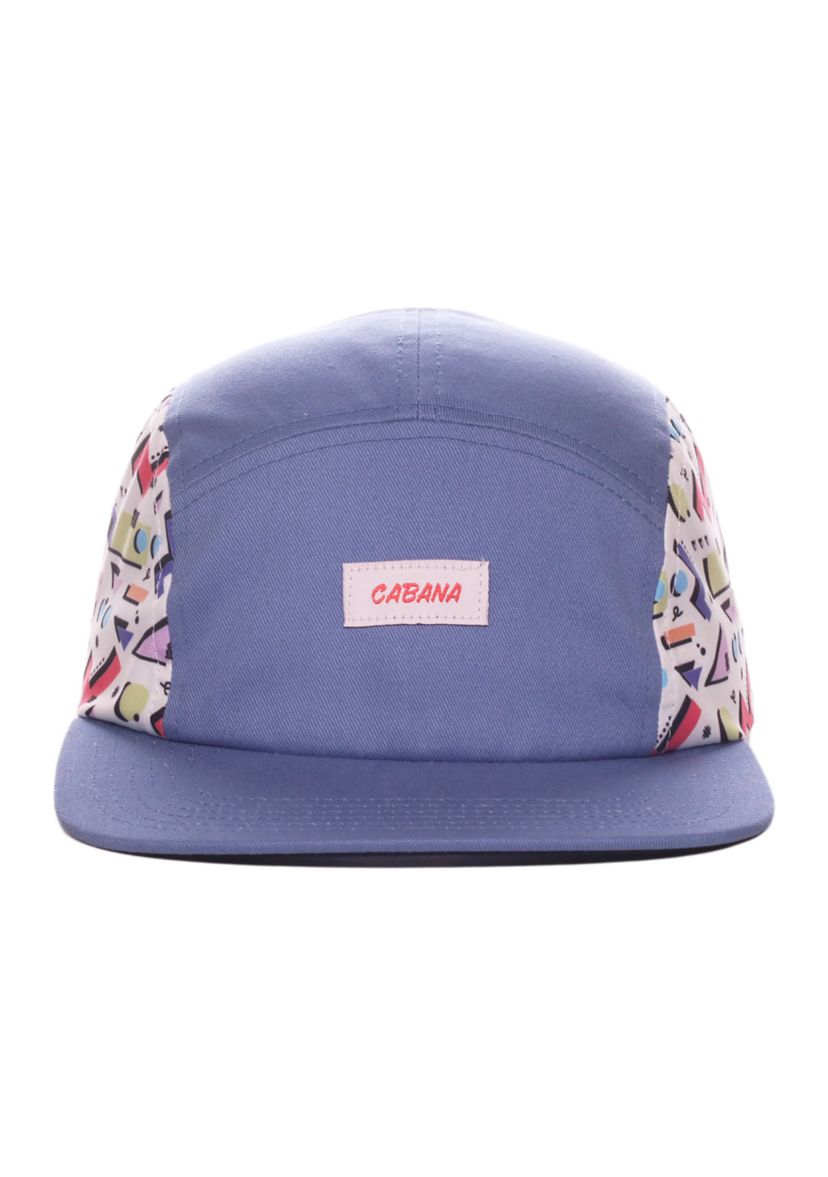 Retro Print 5 Panel Hat 