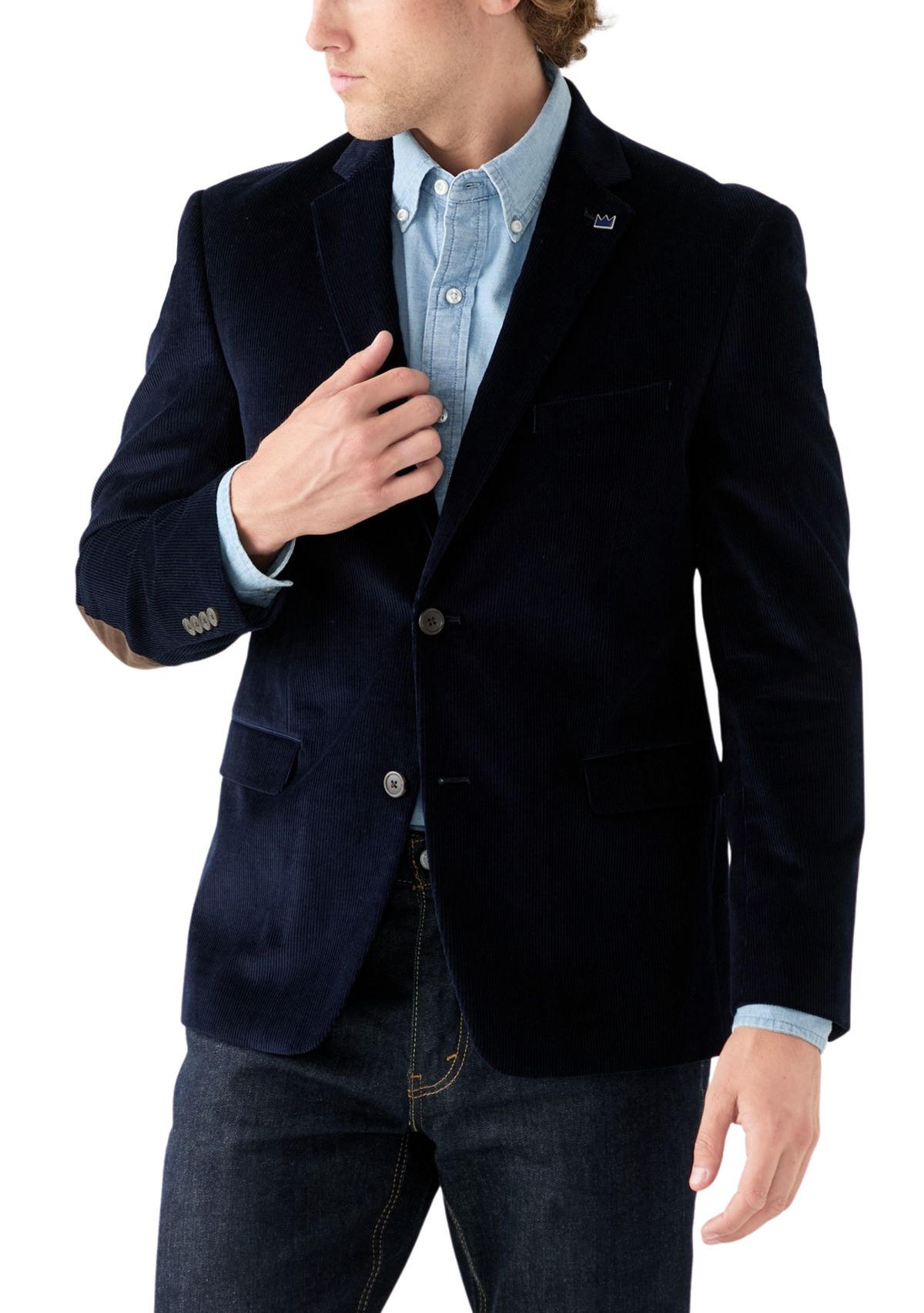 Mens Corduroy and Suede Sport Coat