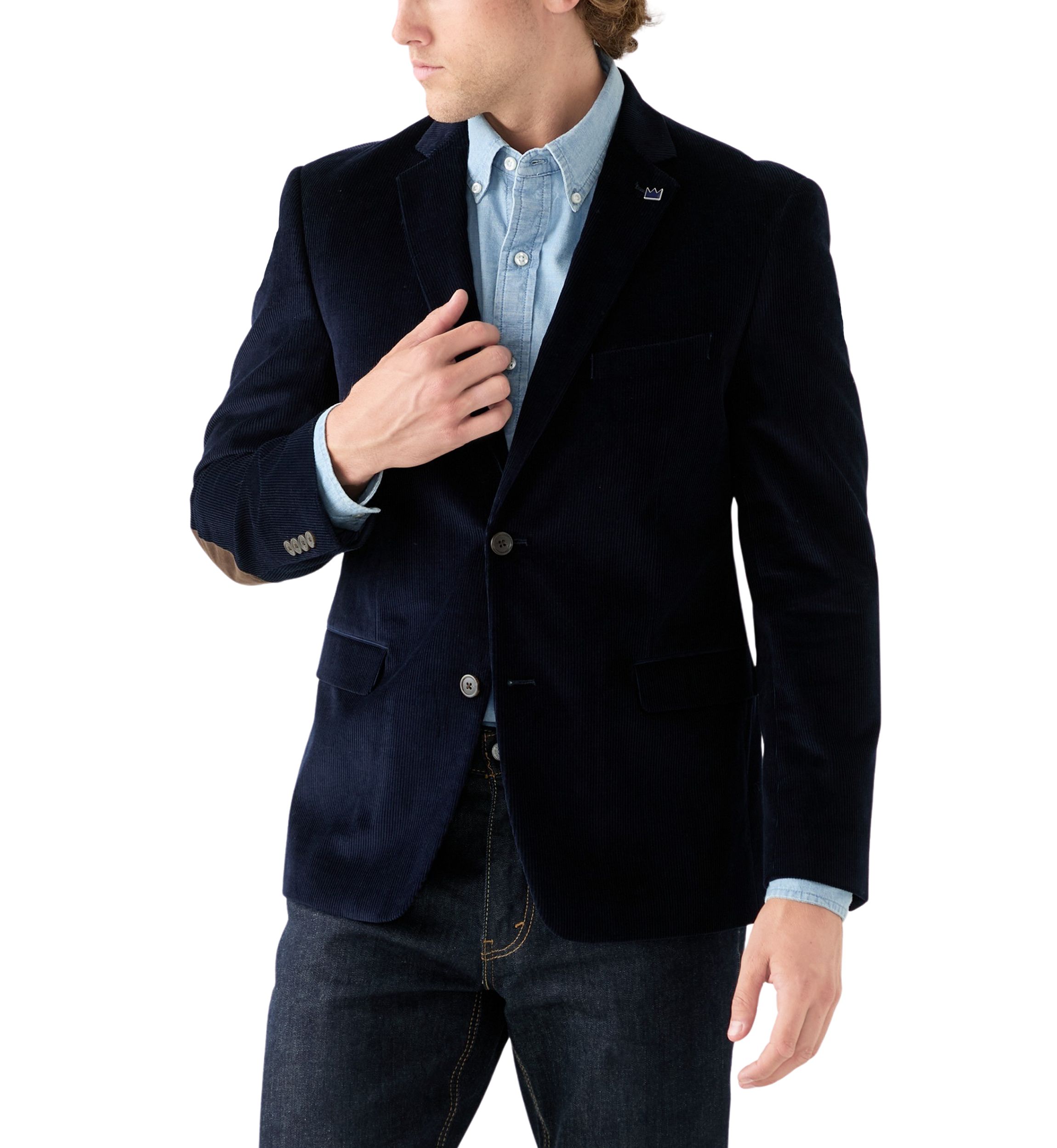 Mens Corduroy and Suede Sport Coat