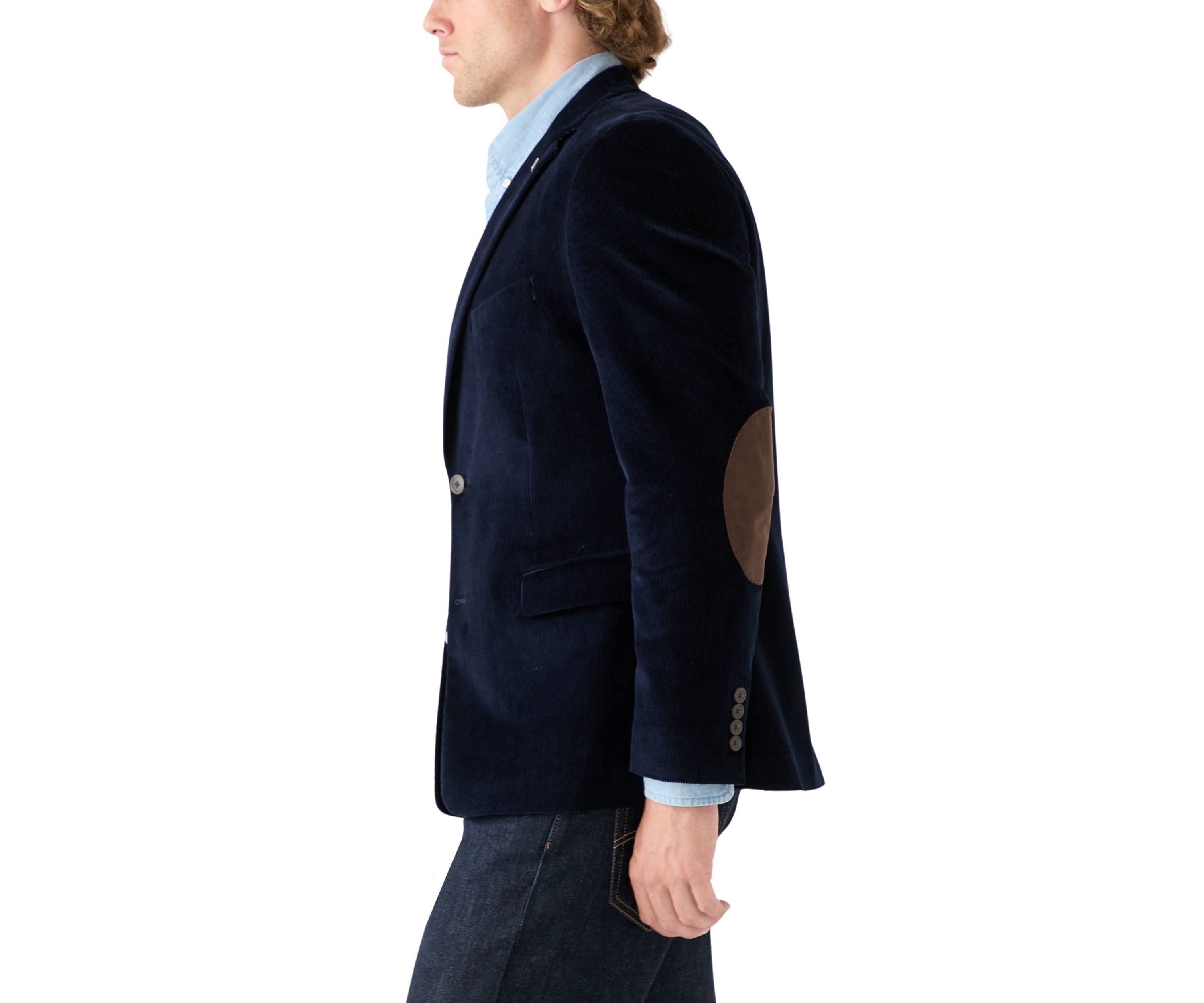 Mens Corduroy and Suede Sport Coat