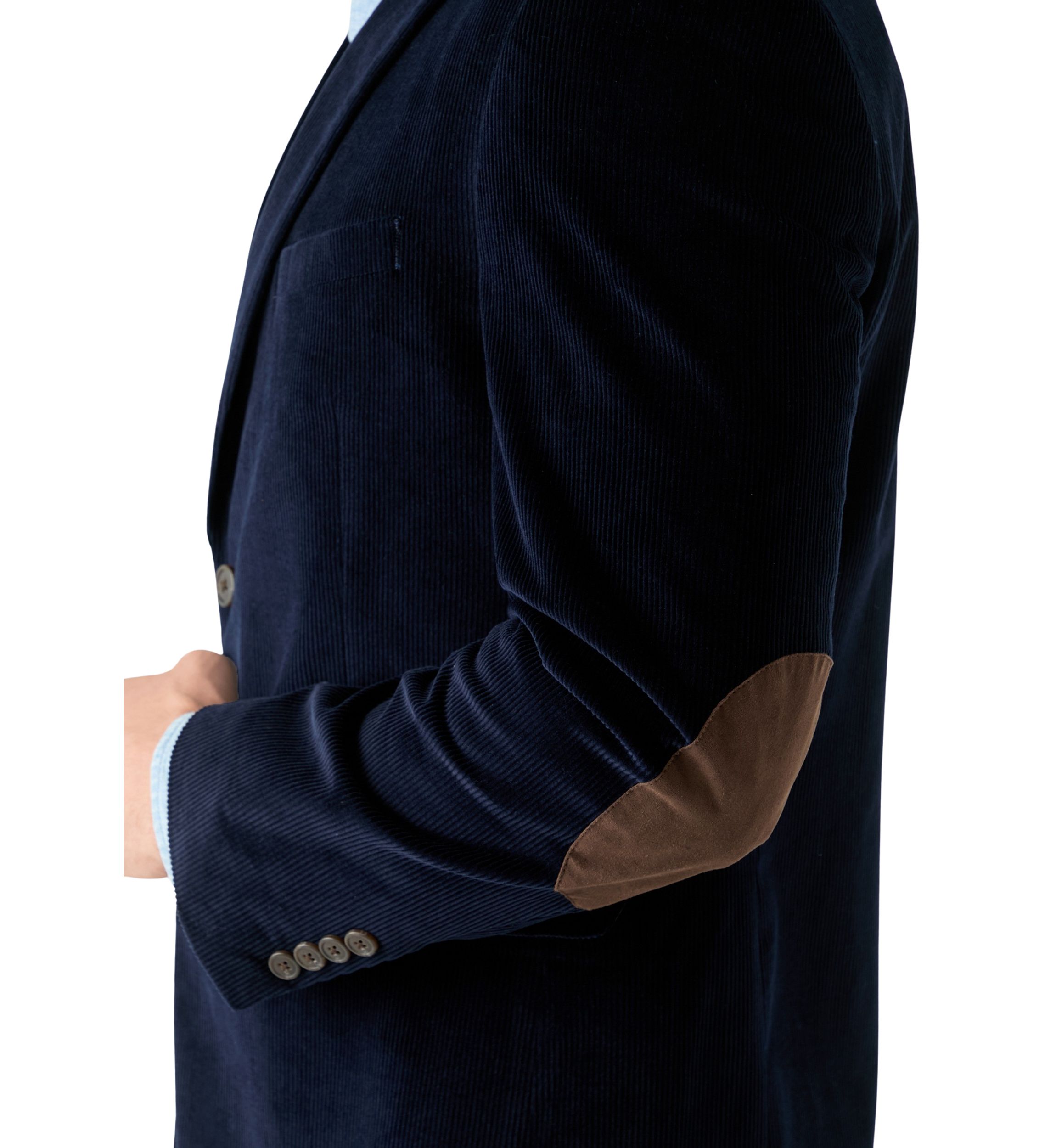 Mens Corduroy and Suede Sport Coat
